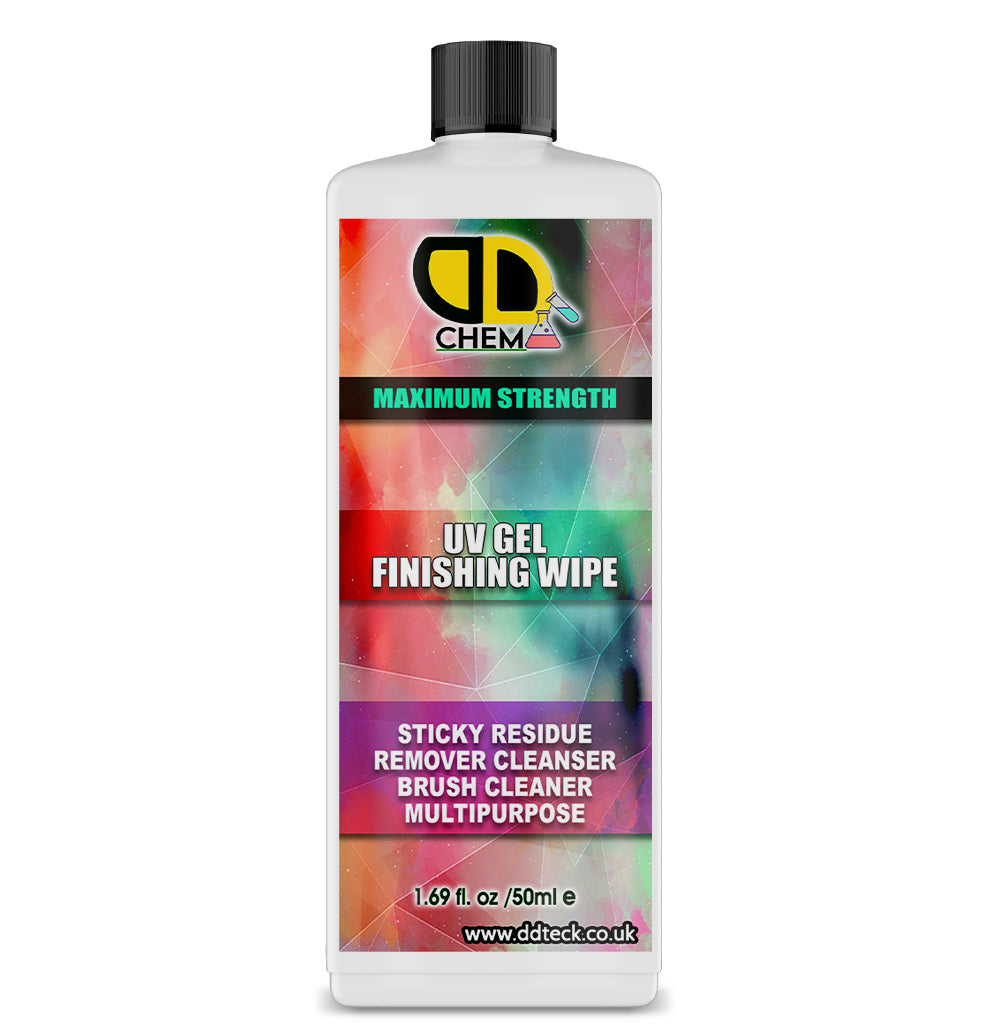 UV Gel Finishing Wipe - Maximum Strength Sticky Residue Remover & Cleanser