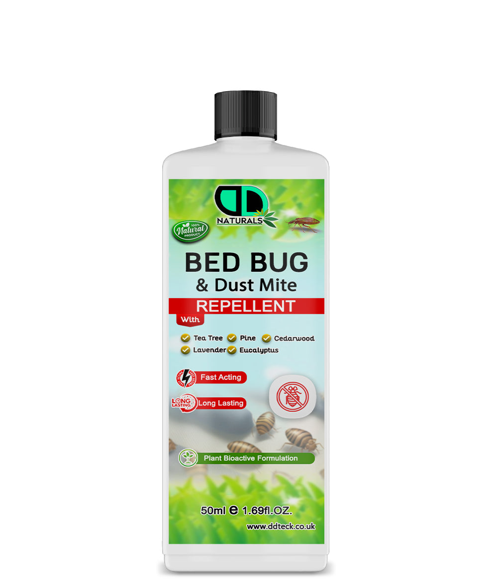 Naturals Bed Bug & Dust Mite Repellent – Plant Bioactive Fast Acting & Long Lasting Formula