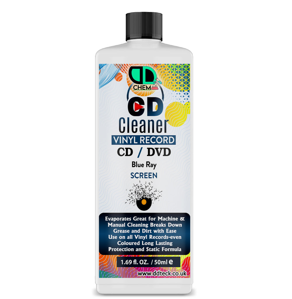 CD, DVD & Vinyl Record Cleaner | Restores Sound & Picture Quality, Protects Media & Playback Equipment