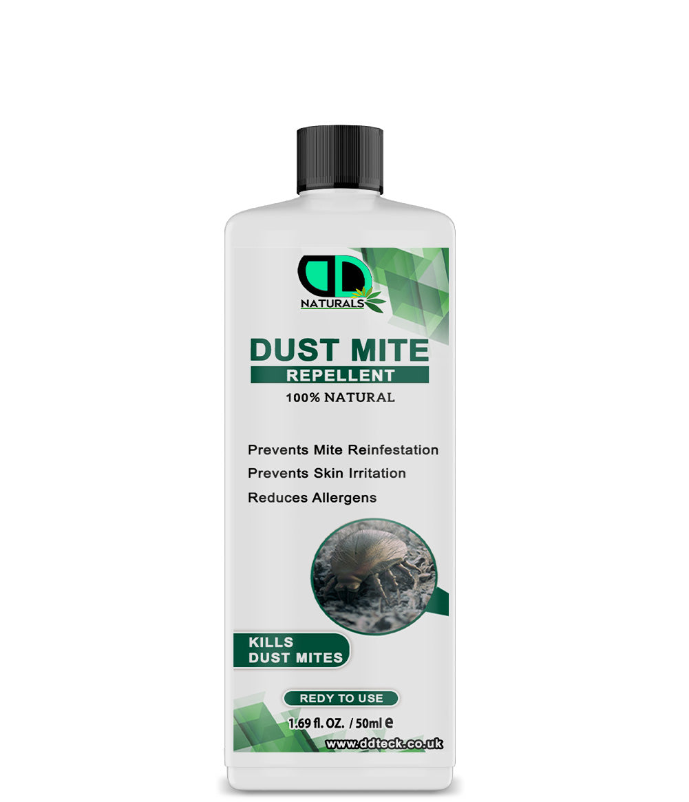 100% Natural Dust Mite Repellent – Kills Mites & Reduces Allergens