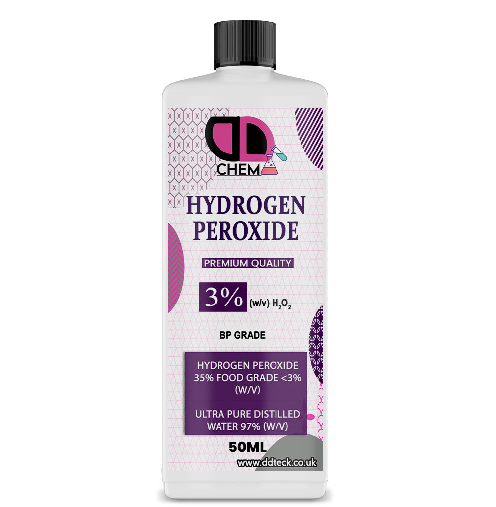 Hydrogen Peroxide 3% – Food Grade, Non-Toxic, Pure & Multipurpose Solution