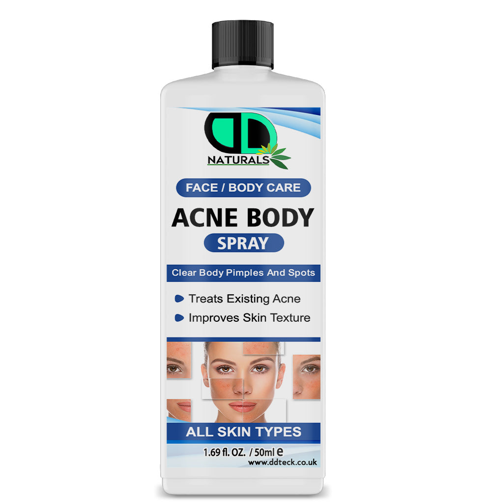 Acne Body Spray | Fast-Drying Acne Control Spray for Face & Body