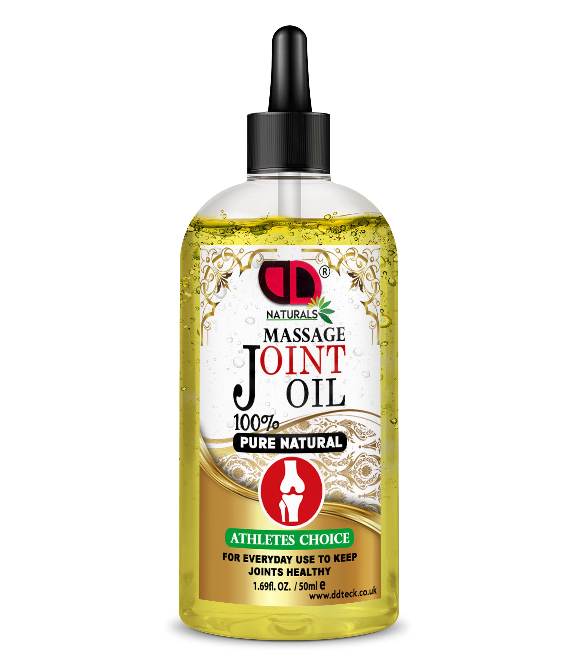 100% Pure Natural Joint Massage Oil - Athletes Choice for Healthy Joints