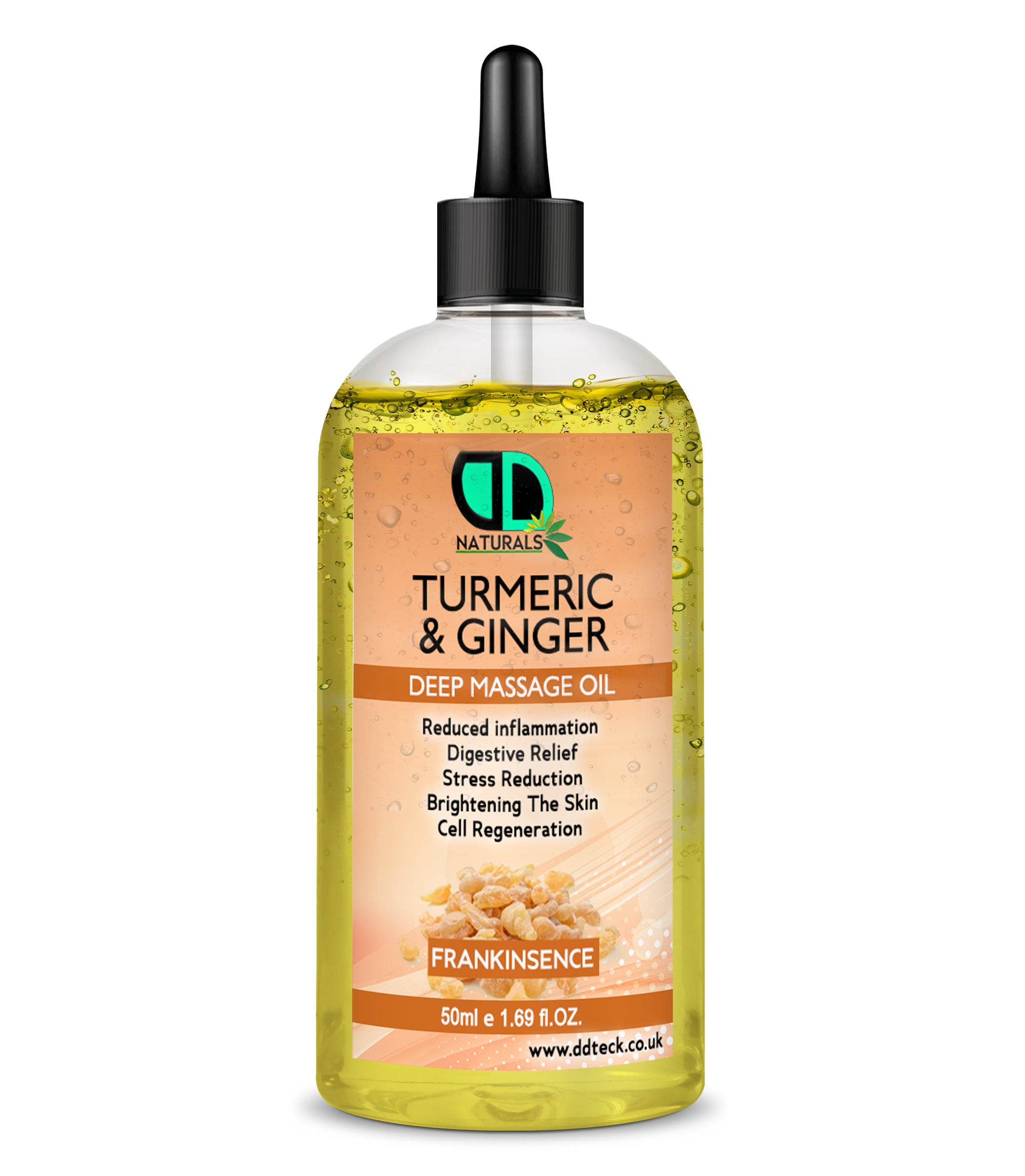 Turmeric & Ginger Deep Massage Oil with Frankincense