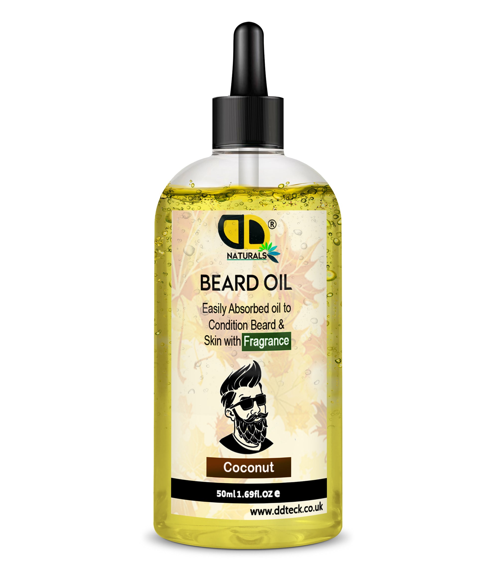 Coconut Beard Essential Oil | Deep Hydration, Growth Support & Smooth Beard Care for Men