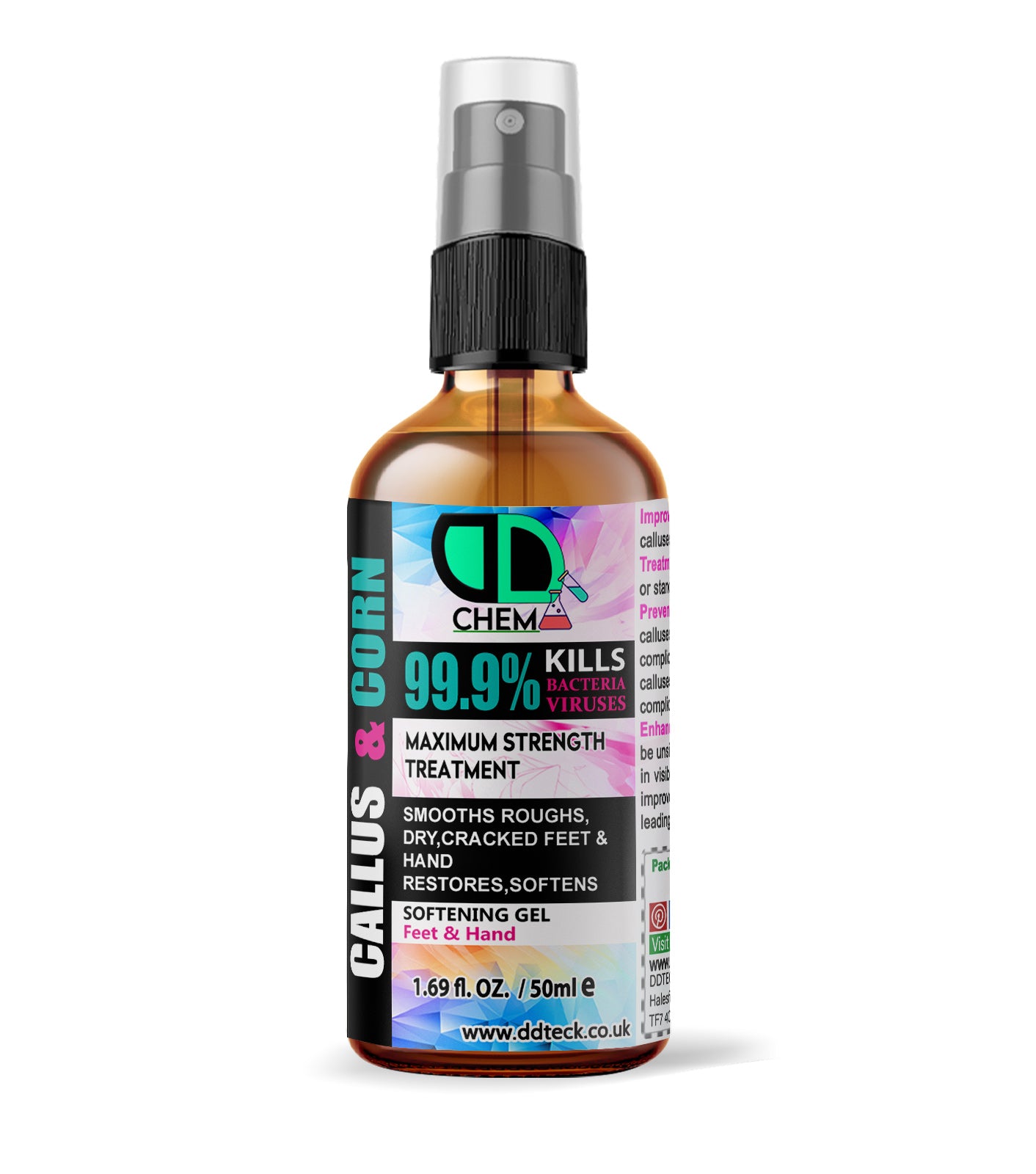 Callus & Corn Maximum Strength Treatment – Softening Gel for Feet & Hands