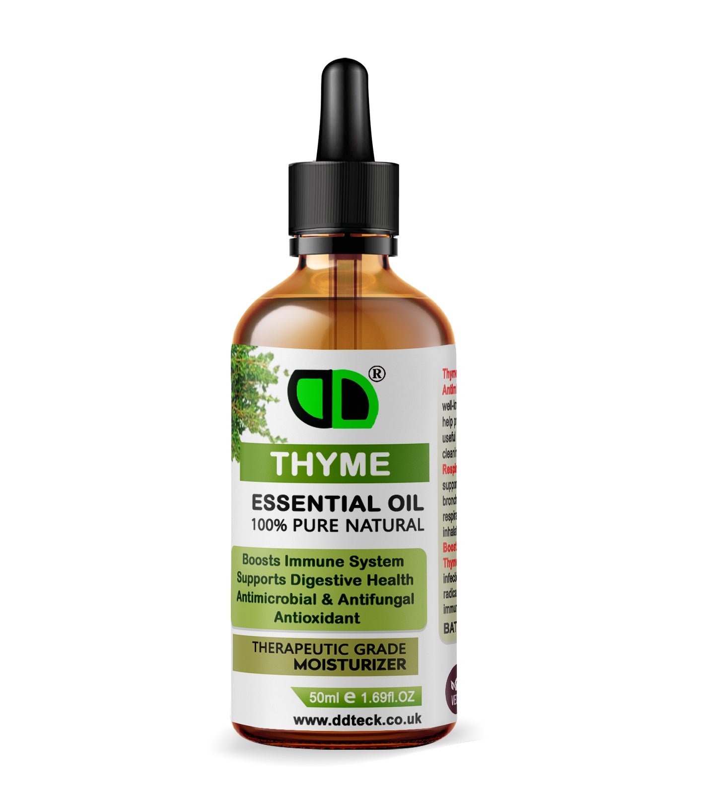 Thyme Essential Oil | Immune & Digestive System Support