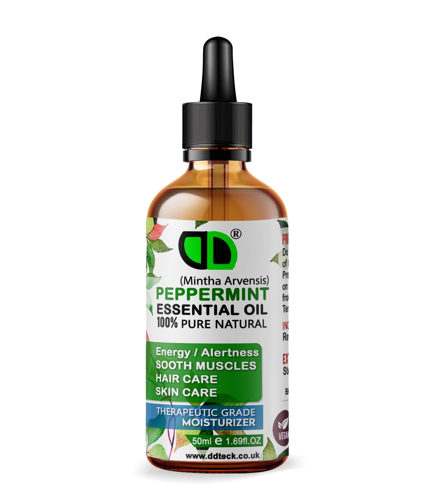 Peppermint Essential Oil (Mentha Arvensis) | 100% Pure & Natural | Therapeutic Grade