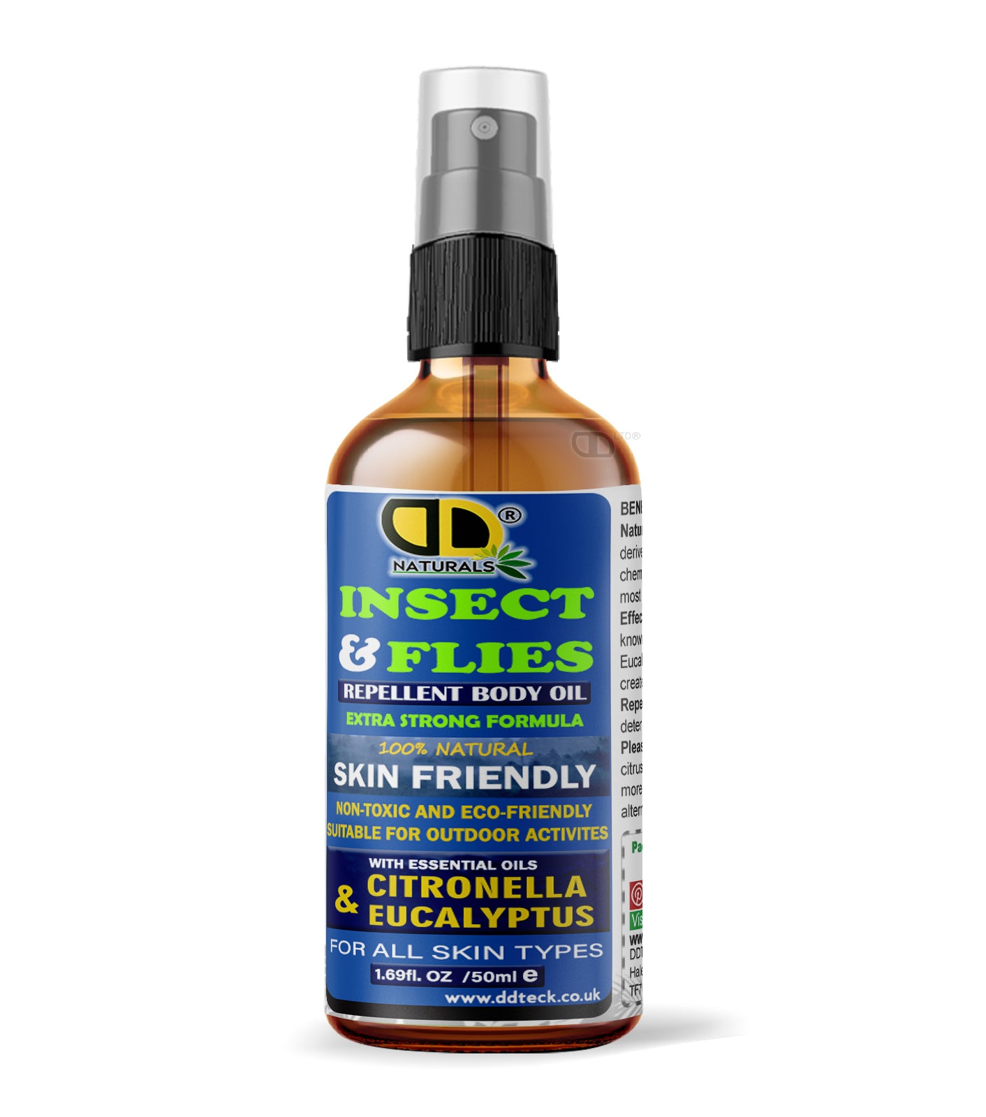 Insect Repellent with Citronella & Eucalyptus Essential Oil – Natural Mosquito & Insect Protection