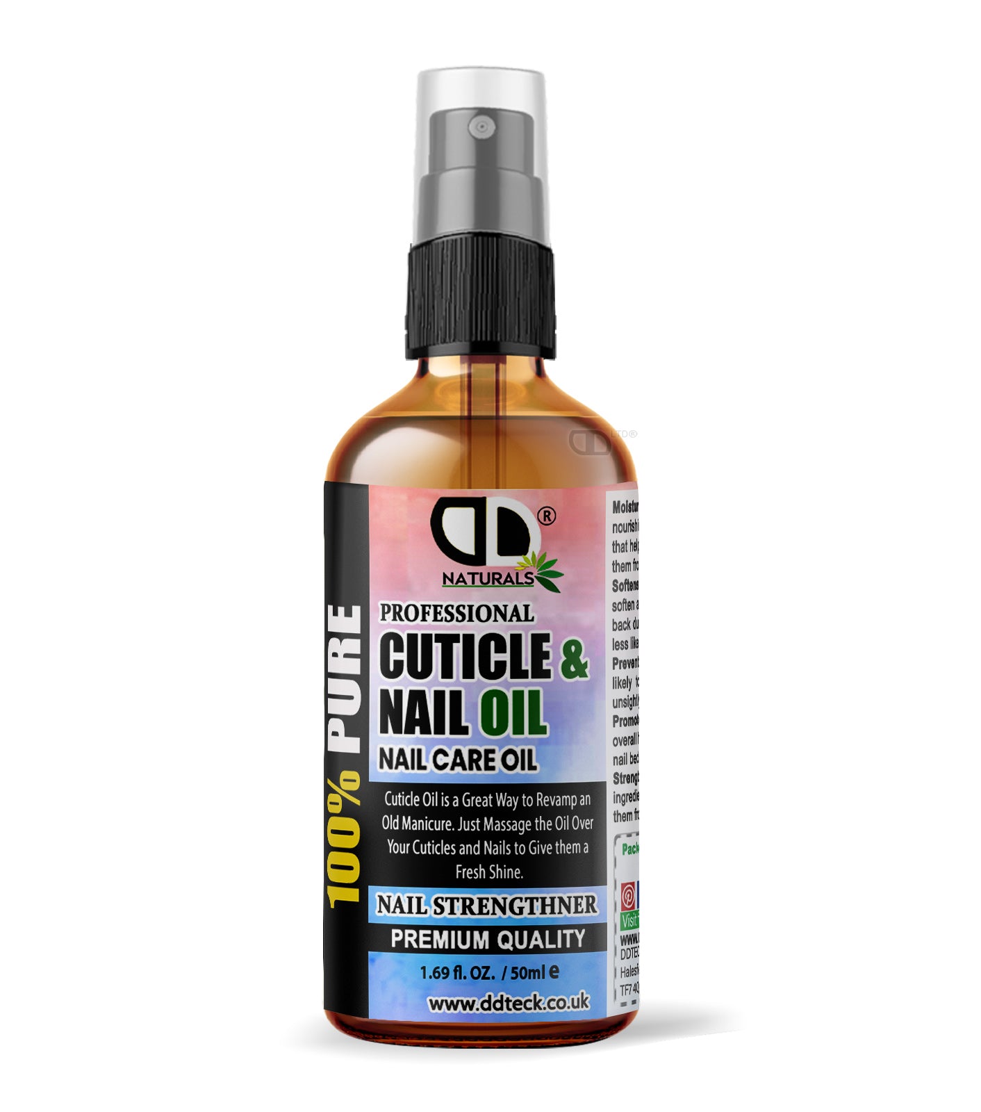 100% Pure Professional Cuticle & Nail Oil – Premium Nail Strengthened