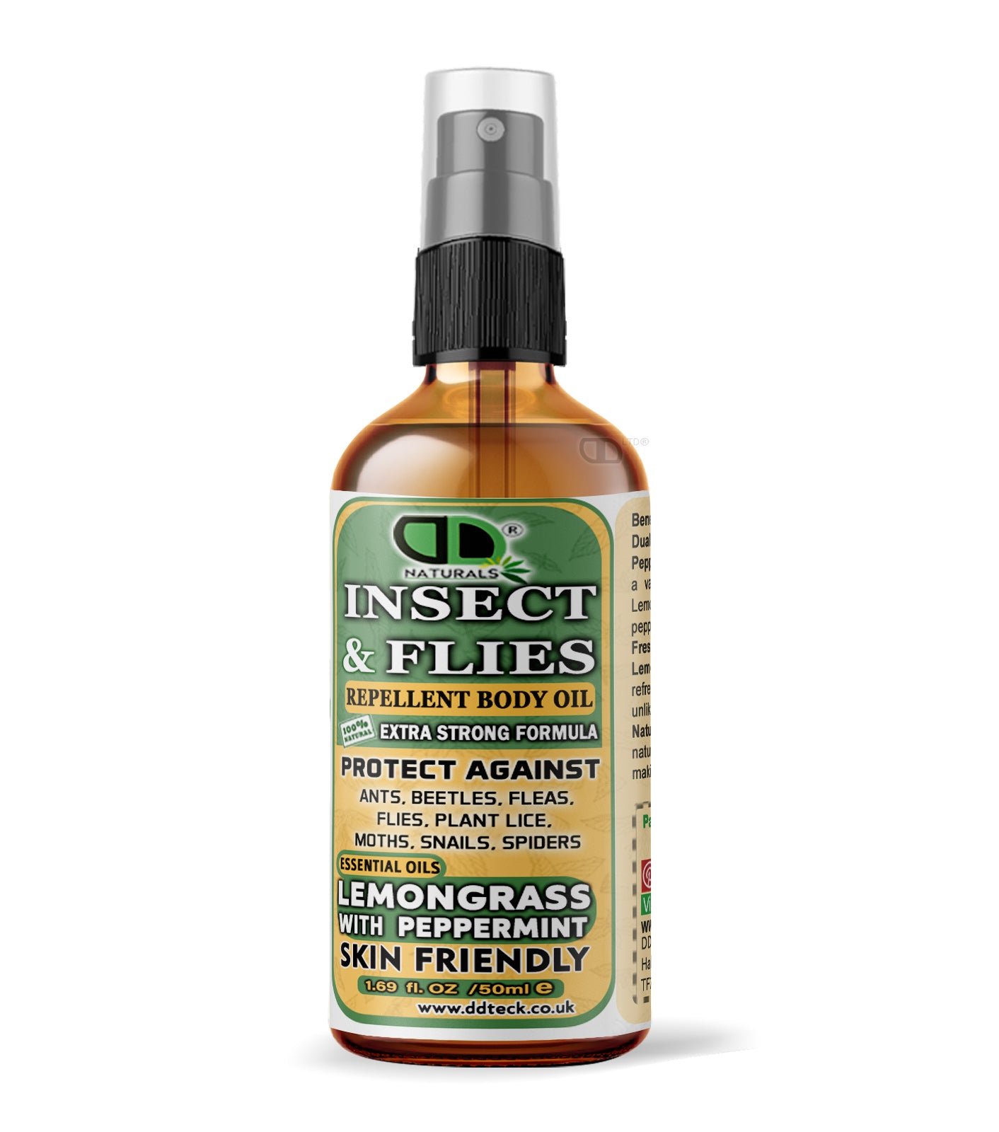 Lemongrass & Peppermint Insect Repellent – Extra Strong Natural Formula