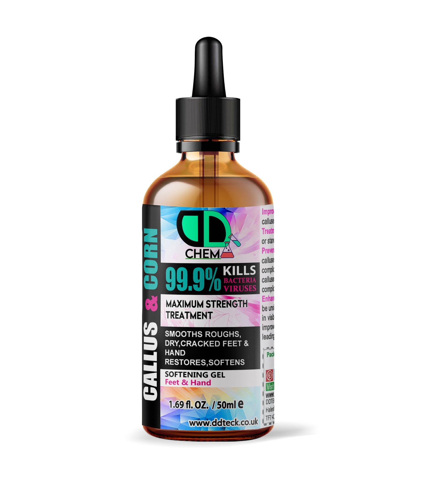 Callus & Corn Maximum Strength Treatment – Softening Gel for Feet & Hands