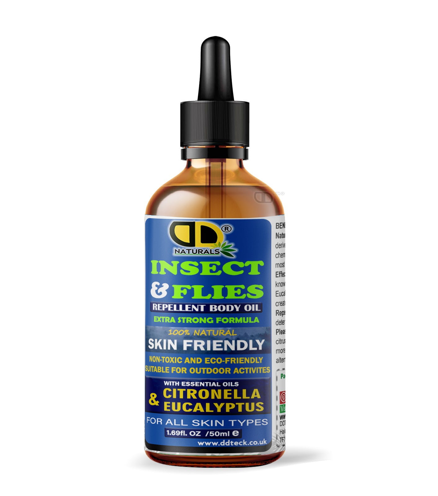 Insect Repellent with Citronella & Eucalyptus Essential Oil – Natural Mosquito & Insect Protection