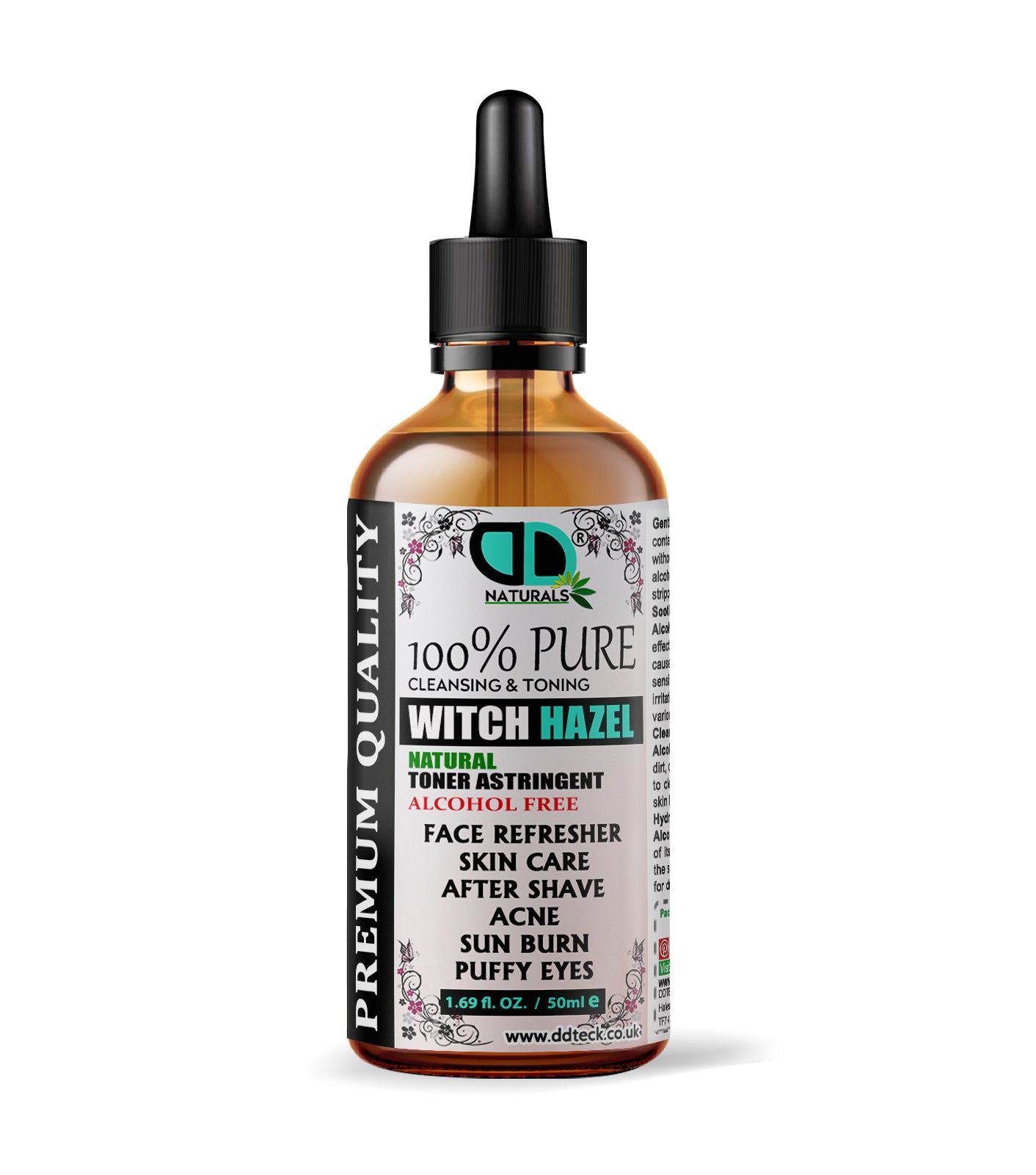 Witch Hazel Alcohol-Free Toner | Gentle, Natural Skin Toning for Sensitive & Acne-Prone Skin