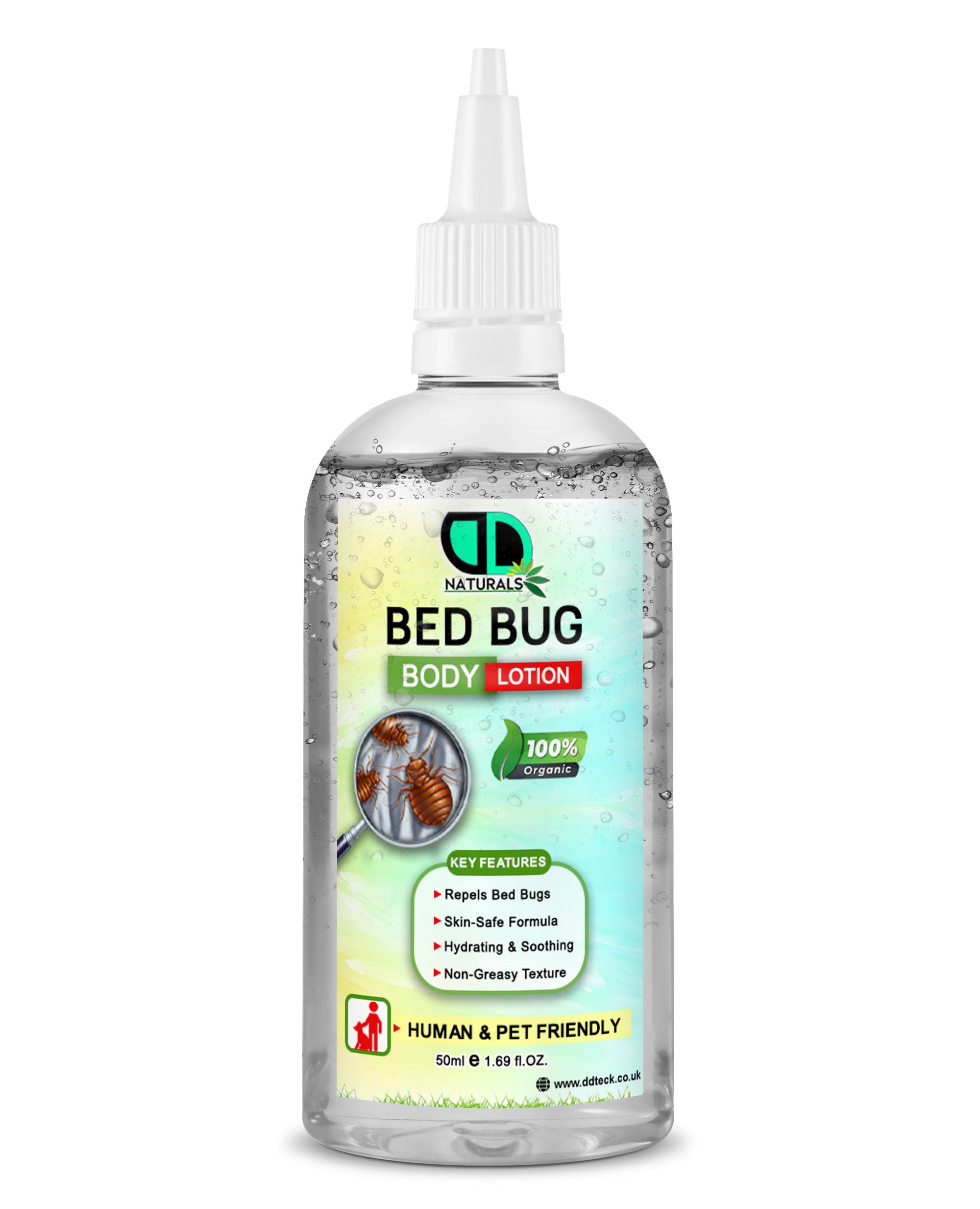Bed Bug Repellent Body Lotion | Natural, Skin-Safe Overnight Protection