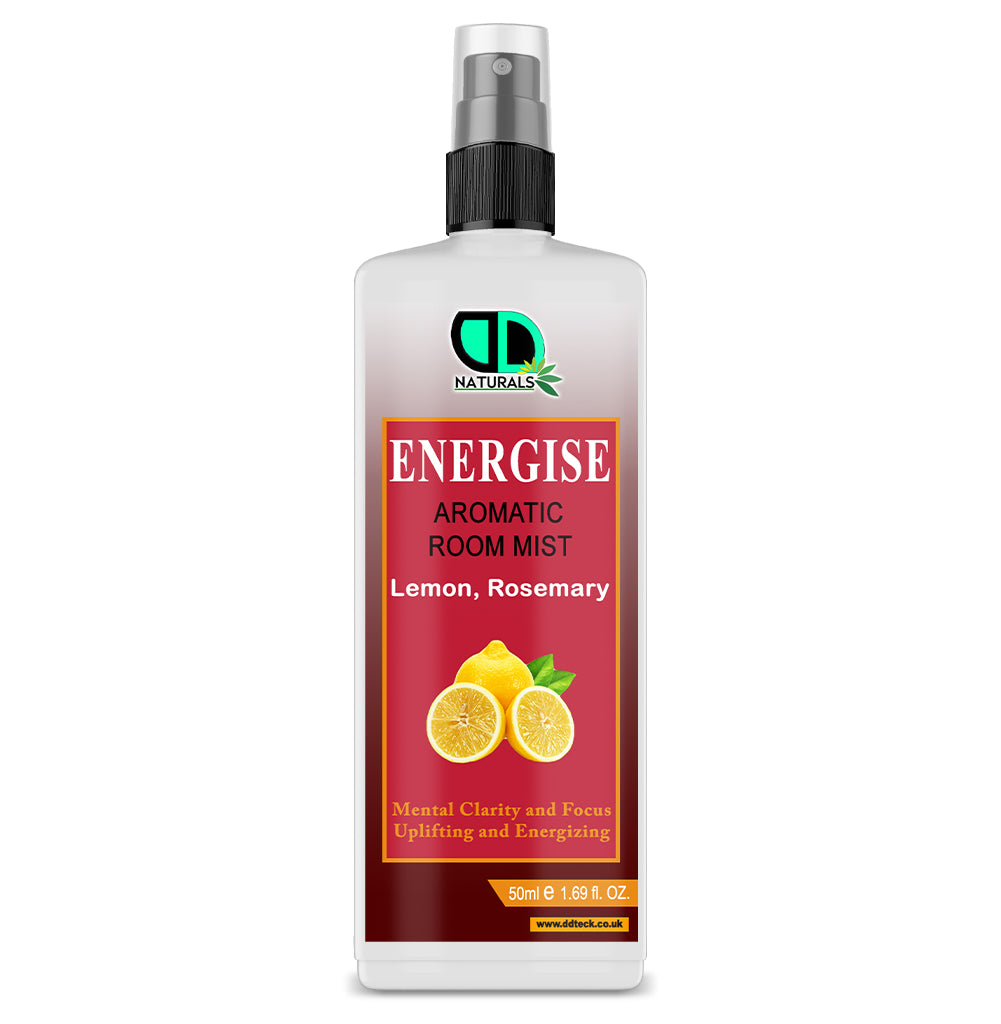 Energise Aromatic Room Mist - Lemon & Rosemary for Mental Clarity