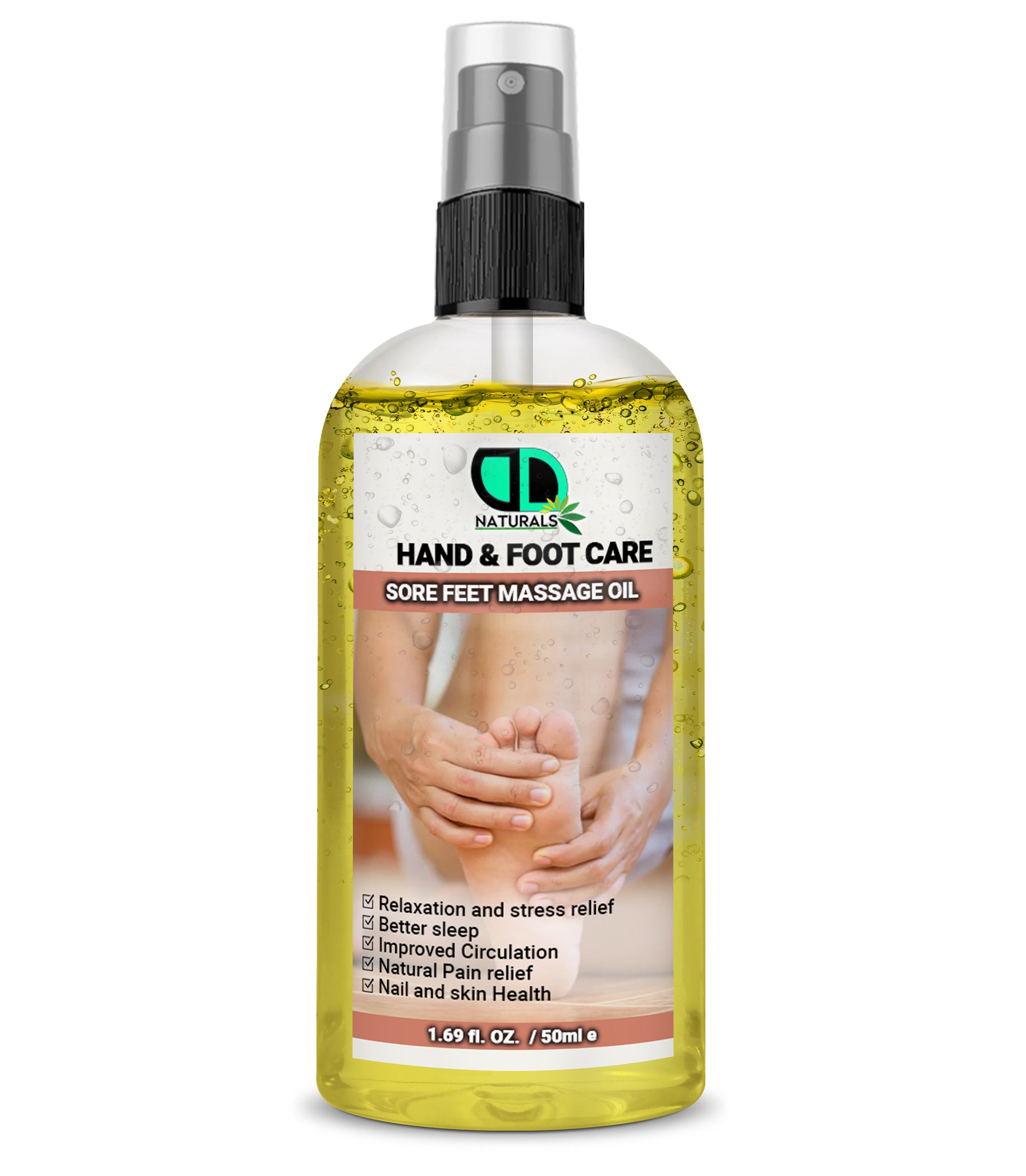 Hand & Foot Care – Sore Feet Massage Oil