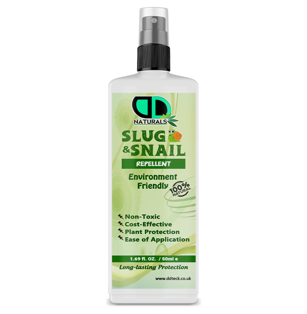 100% Natural Slug & Snail Repellent – Non-Toxic Plant Protection