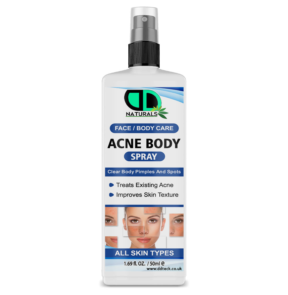 Acne Body Spray | Fast-Drying Acne Control Spray for Face & Body