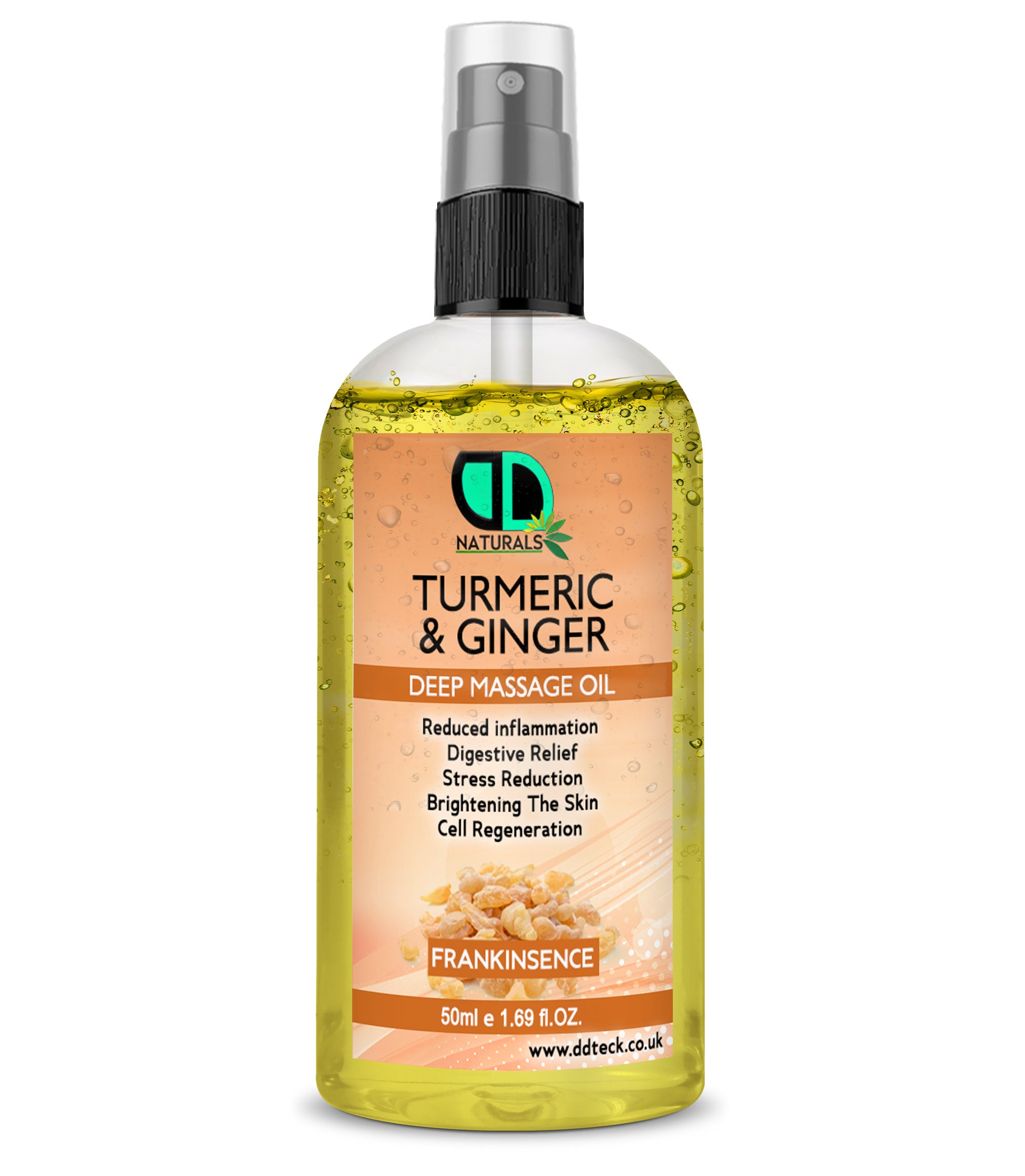 Turmeric & Ginger Deep Massage Oil with Frankincense