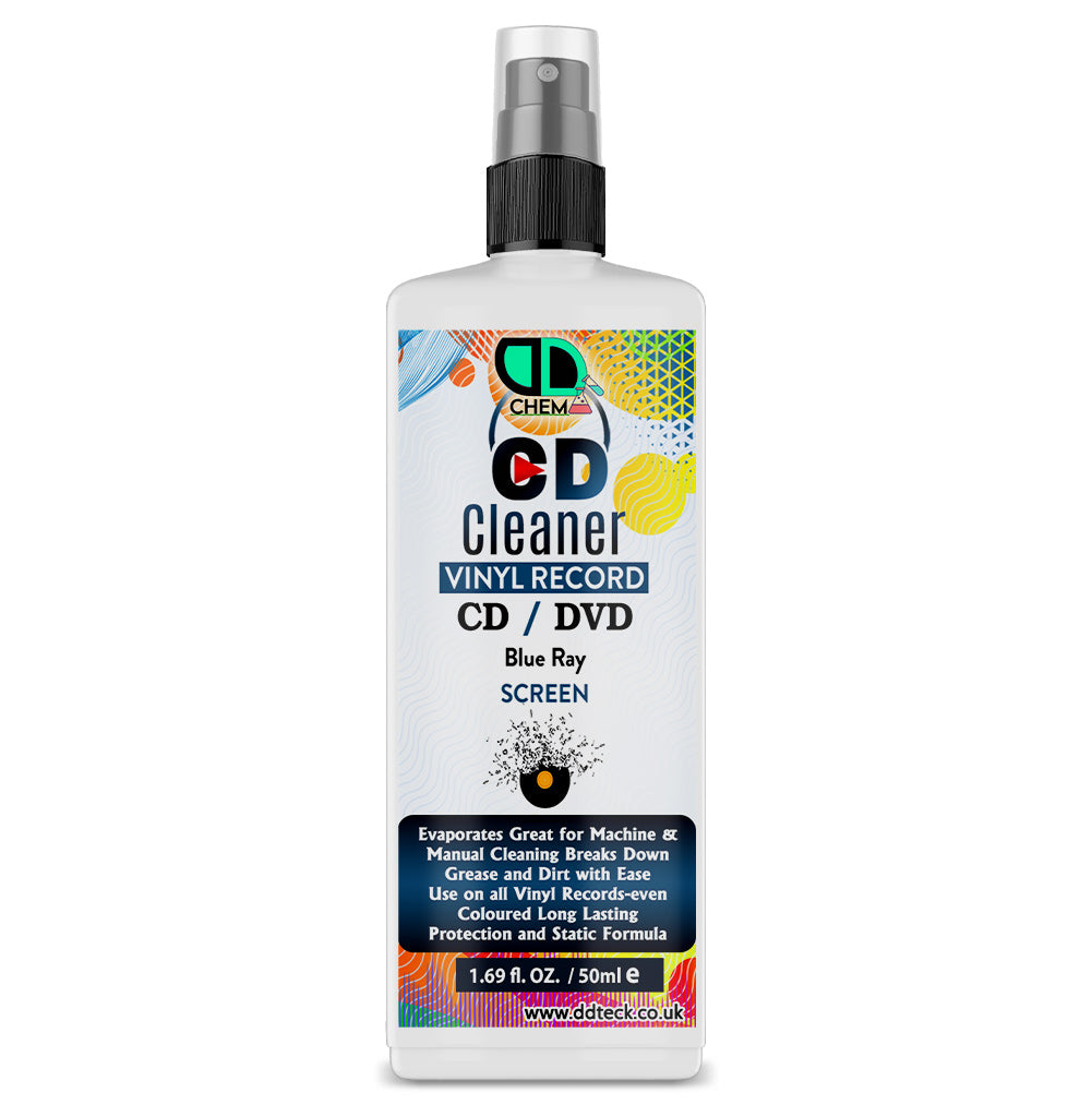 CD, DVD & Vinyl Record Cleaner | Restores Sound & Picture Quality, Protects Media & Playback Equipment