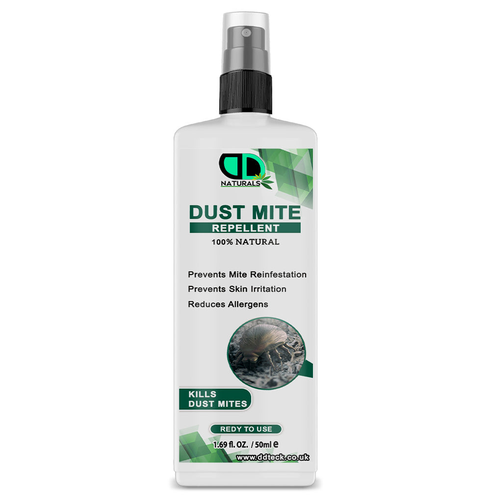 100% Natural Dust Mite Repellent – Kills Mites & Reduces Allergens