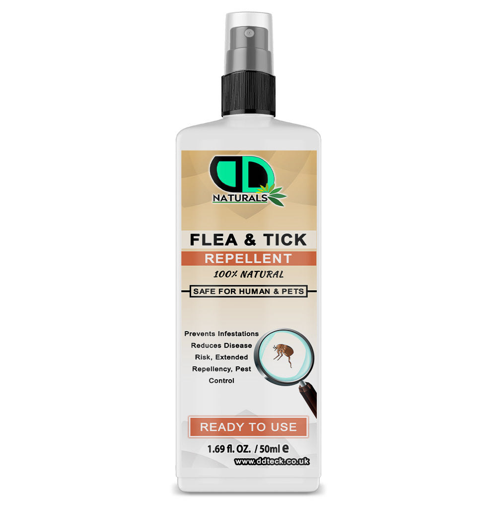 Flea & Tick Insect Repellent | Natural, Non-Toxic Protection for Pets & Home