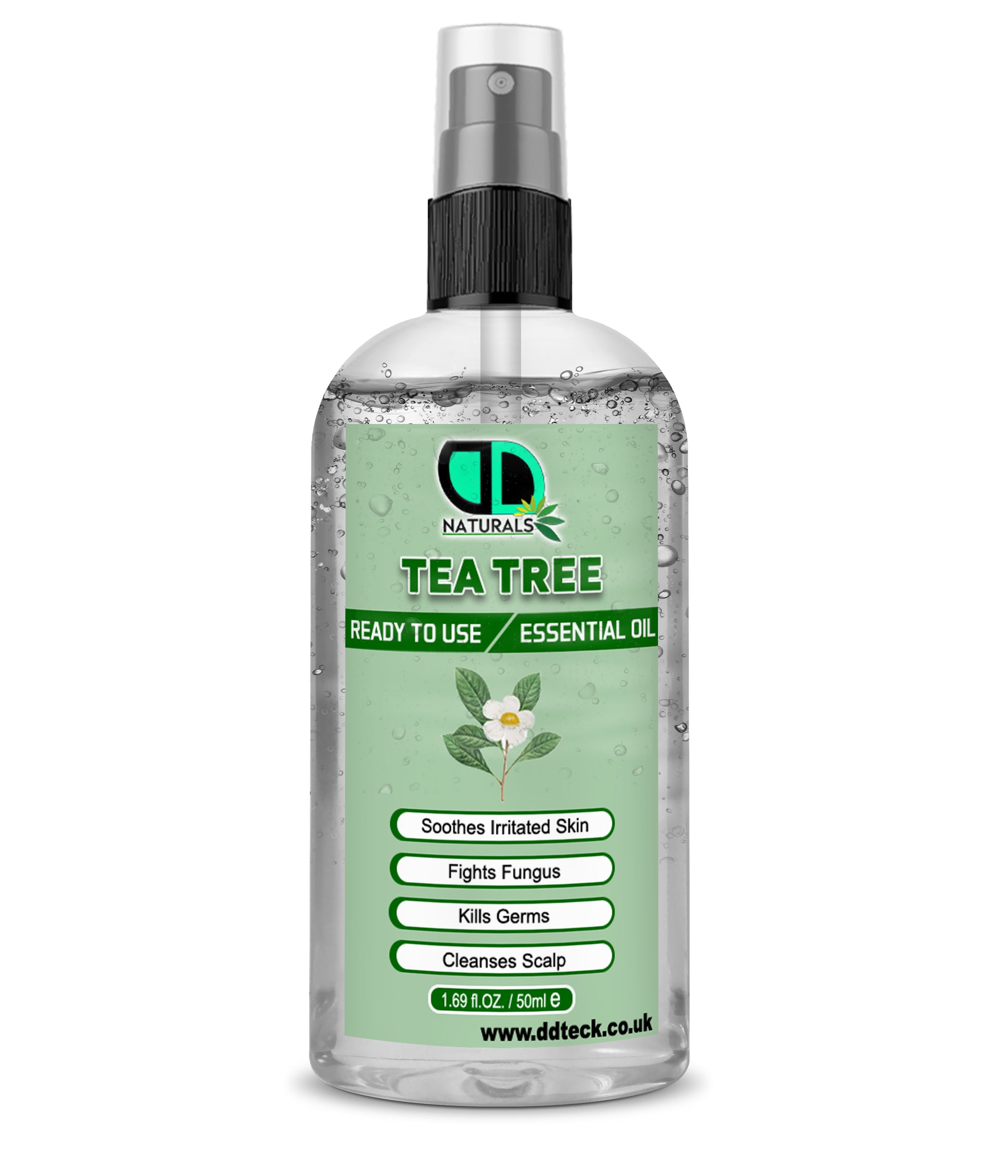Tea Tree Essential Oil | Ready to Use | Natural Antiseptic, Skin, Scalp & Aromatherapy Oil
