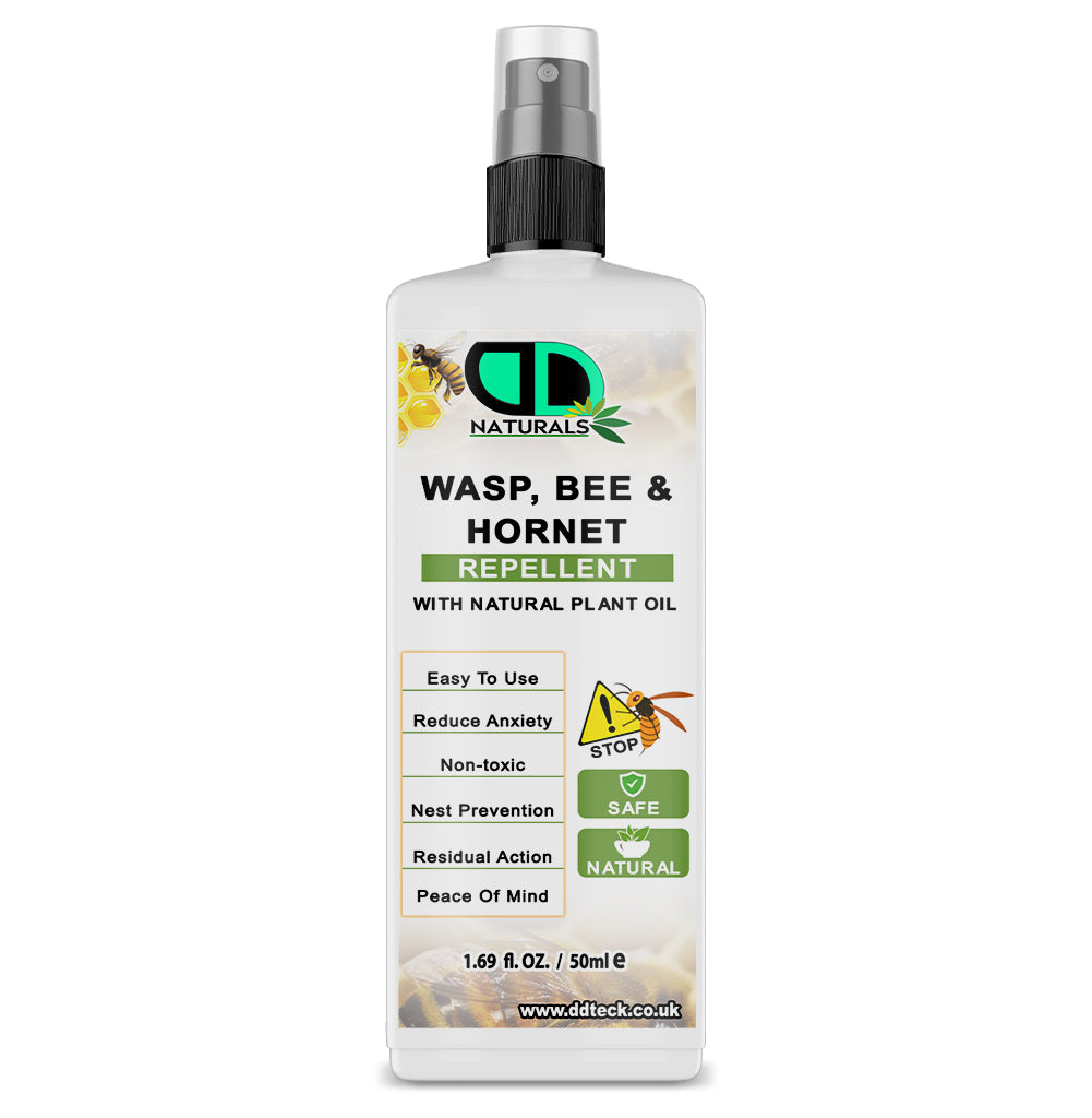 Wasp, Bee & Hornet Repellent – 100% Natural Plant Oil Defense