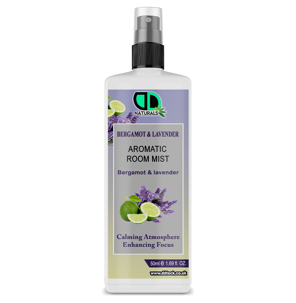 Bergamot & Lavender Aromatic Room Mist – Calming Atmosphere & Enhanced Focus