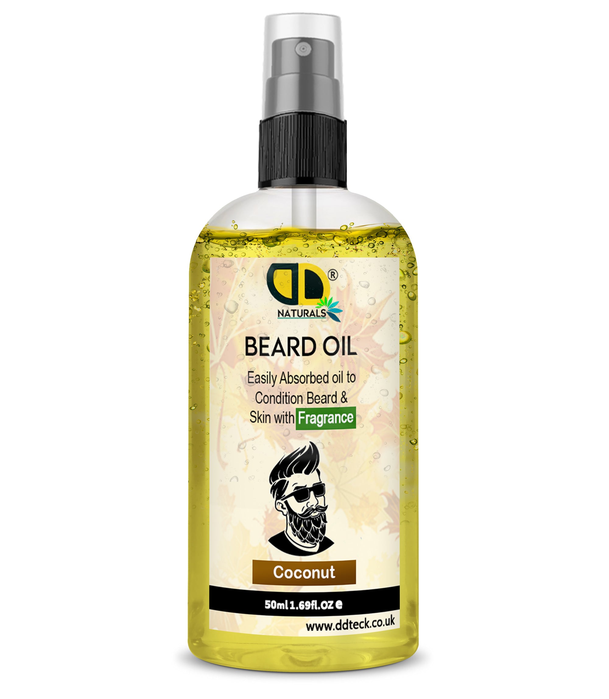 Coconut Beard Essential Oil | Deep Hydration, Growth Support & Smooth Beard Care for Men