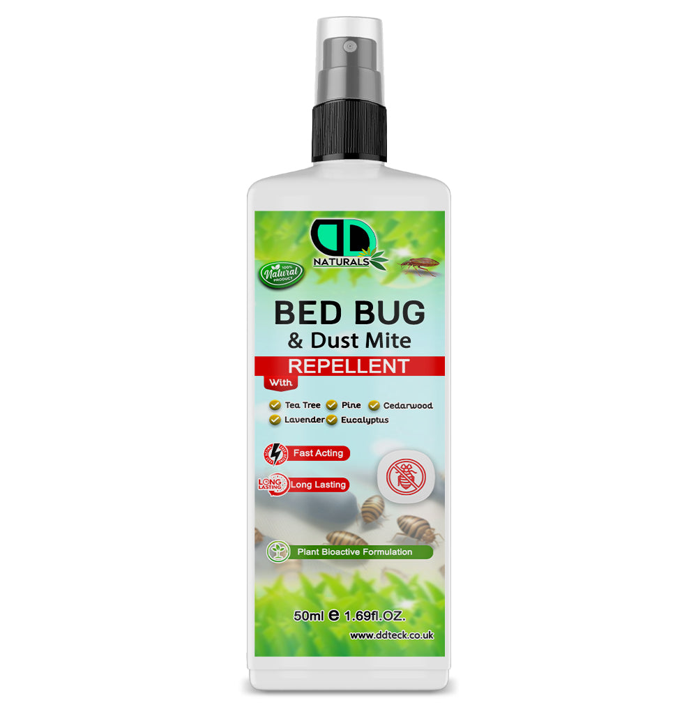Naturals Bed Bug & Dust Mite Repellent – Plant Bioactive Fast Acting & Long Lasting Formula