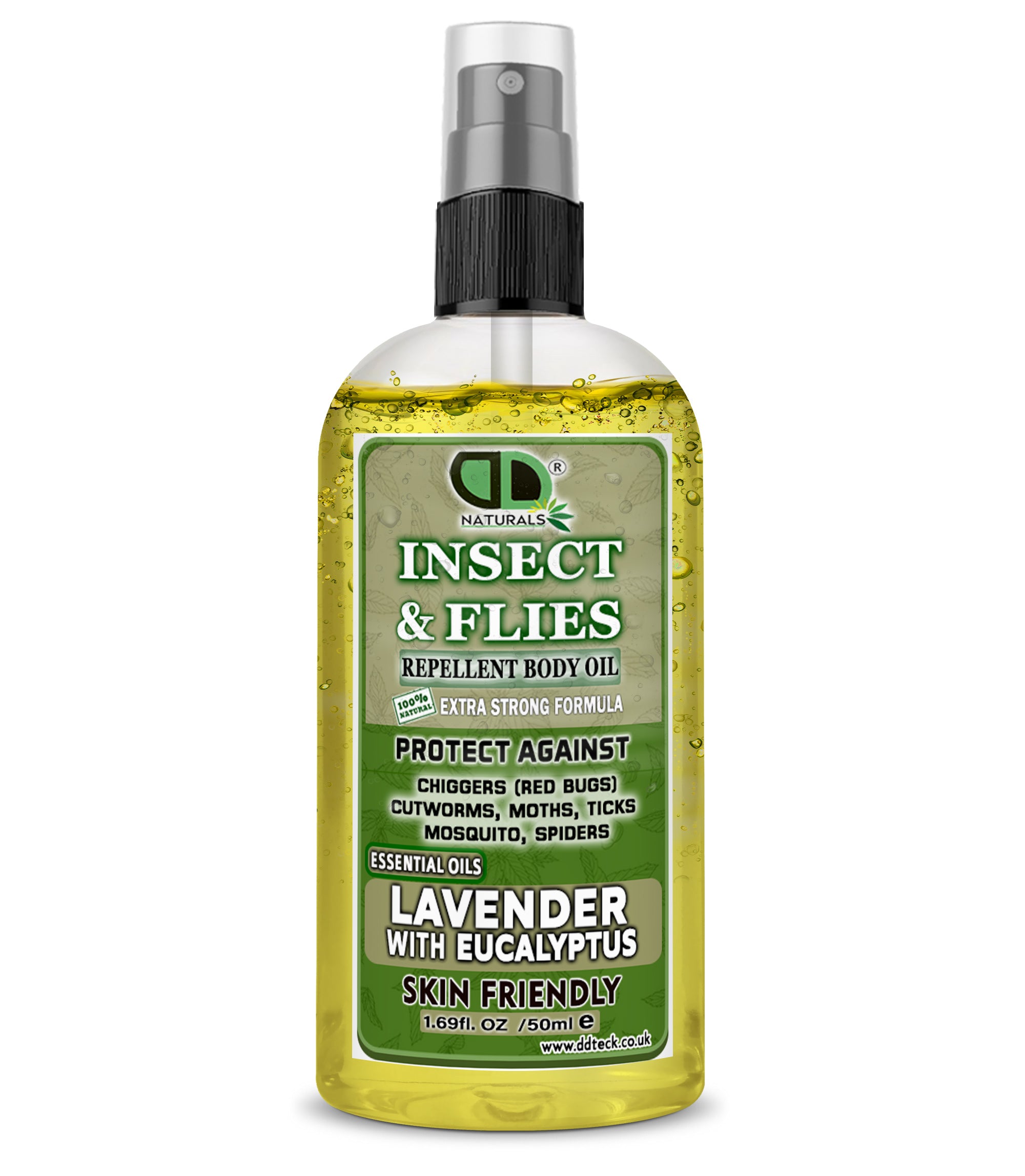 Insect Repellent with Lavender & Eucalyptus Essential Oils | Natural Bug Protection