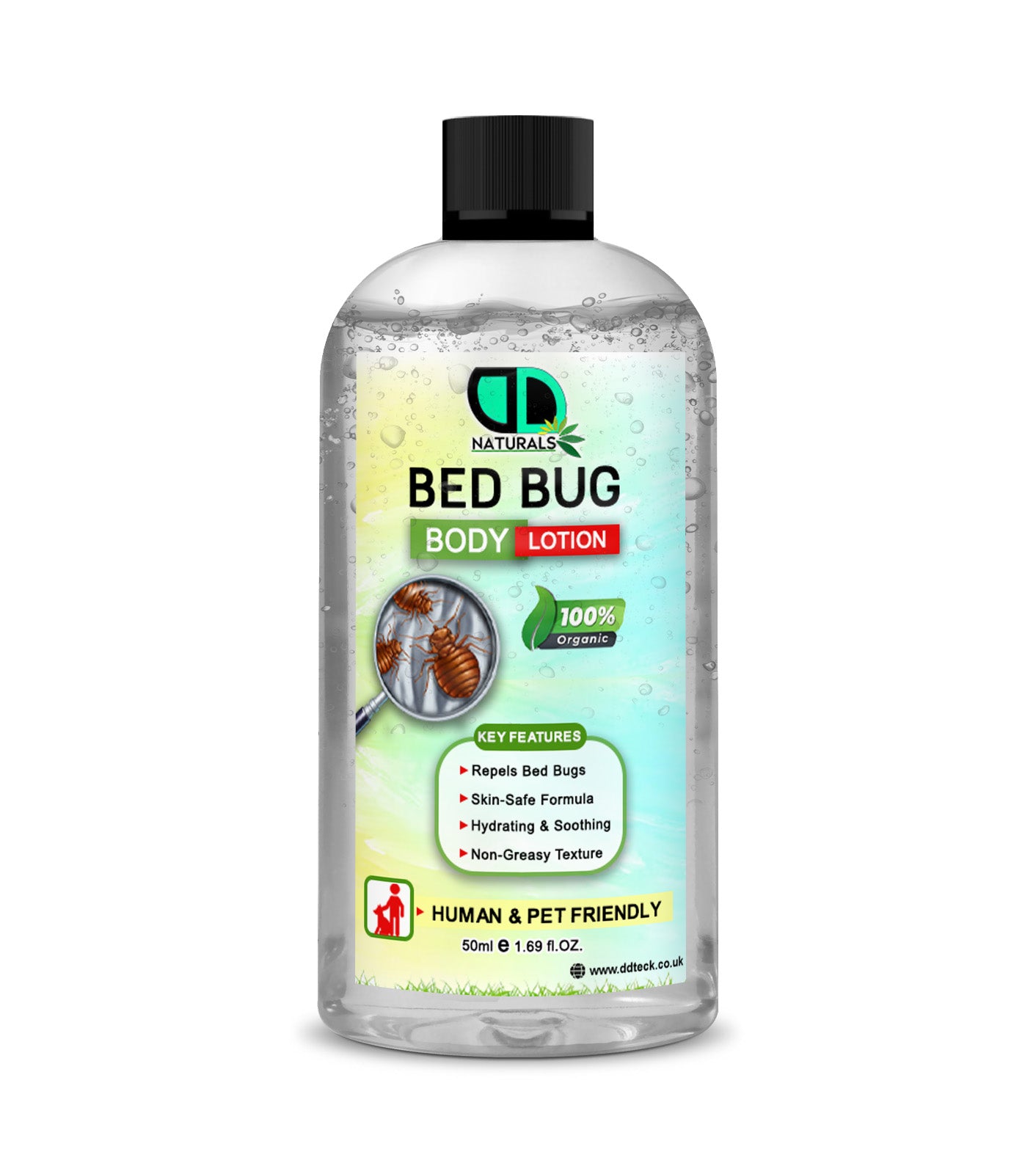 Bed Bug Repellent Body Lotion | Natural, Skin-Safe Overnight Protection