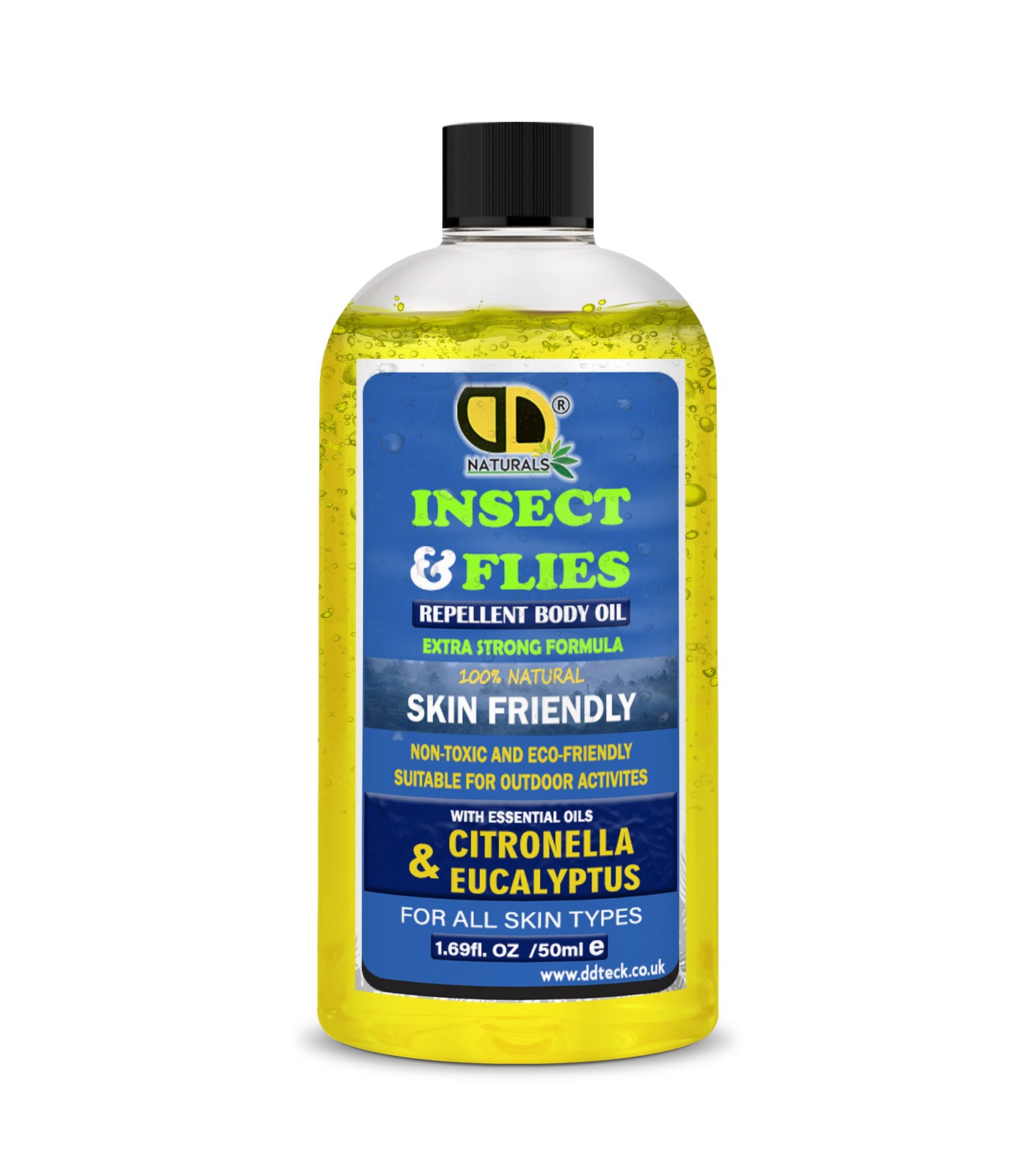 Insect Repellent with Citronella & Eucalyptus Essential Oil – Natural Mosquito & Insect Protection