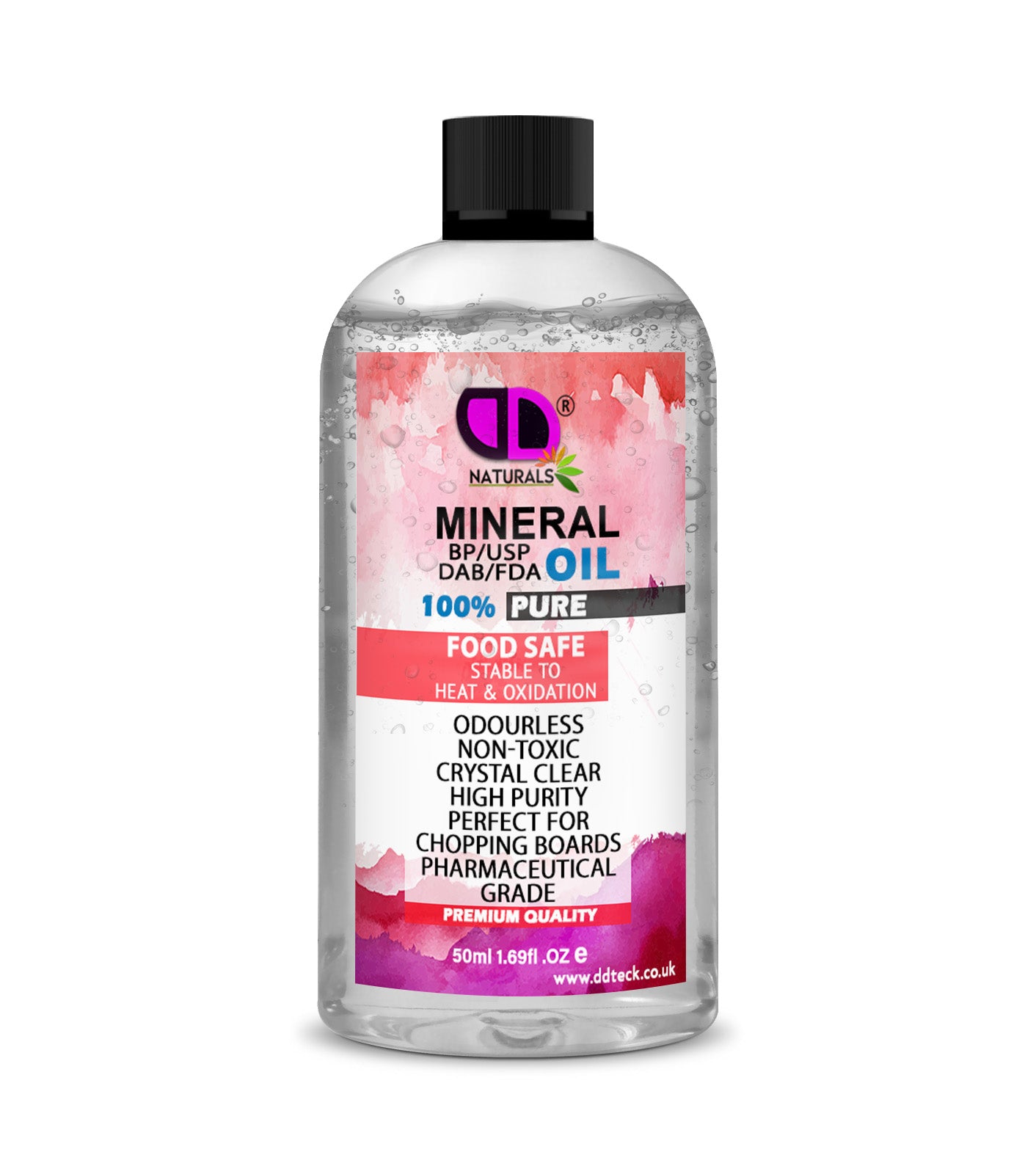 Mineral Oil BP/USP – Food Safe, Multi-Purpose Mineral Oil for Chopping Board, Wood, Leather, Skin, Hair & Household Care