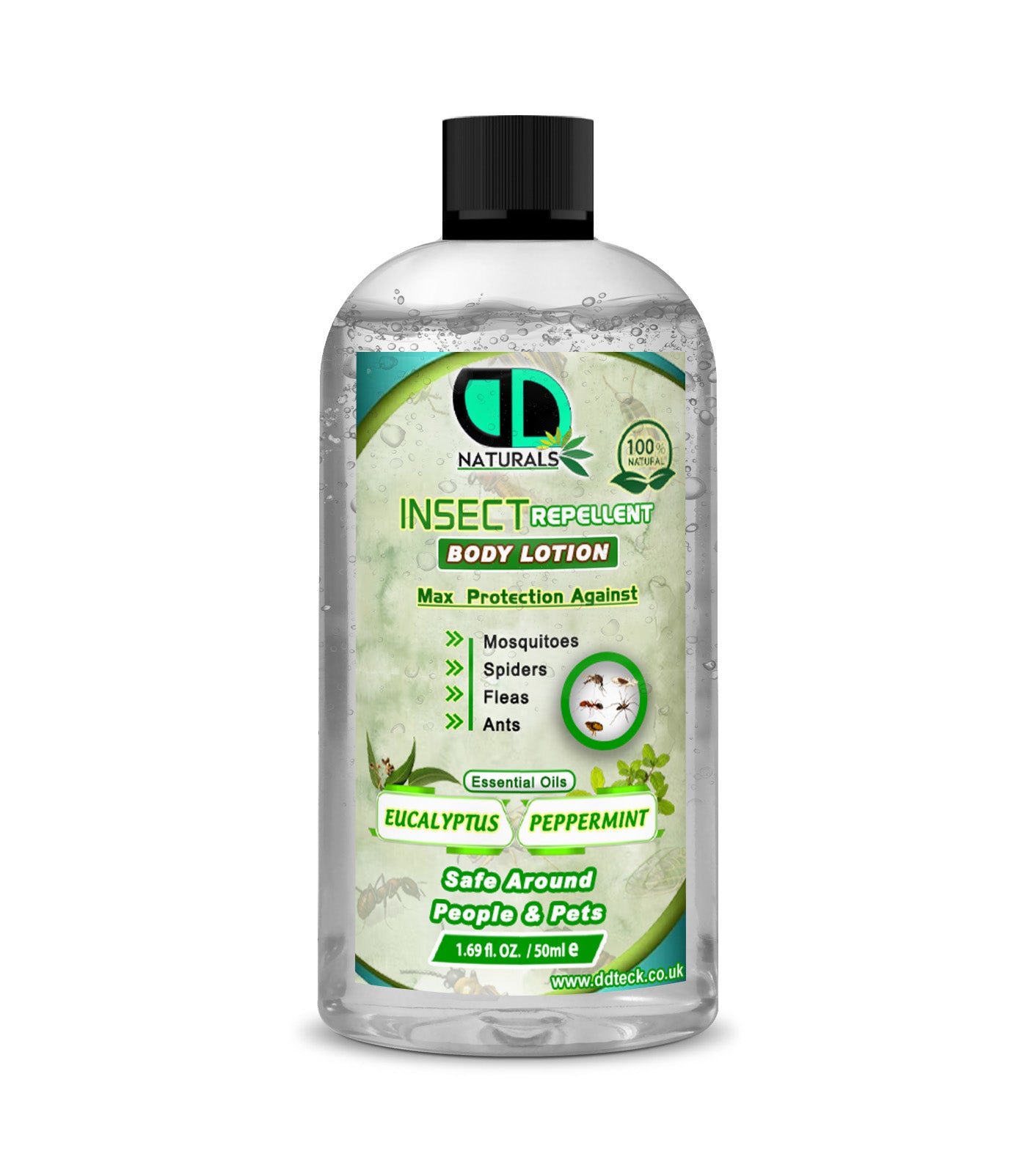 Natural Insect Repellent Body Lotion – Eucalyptus & Peppermint