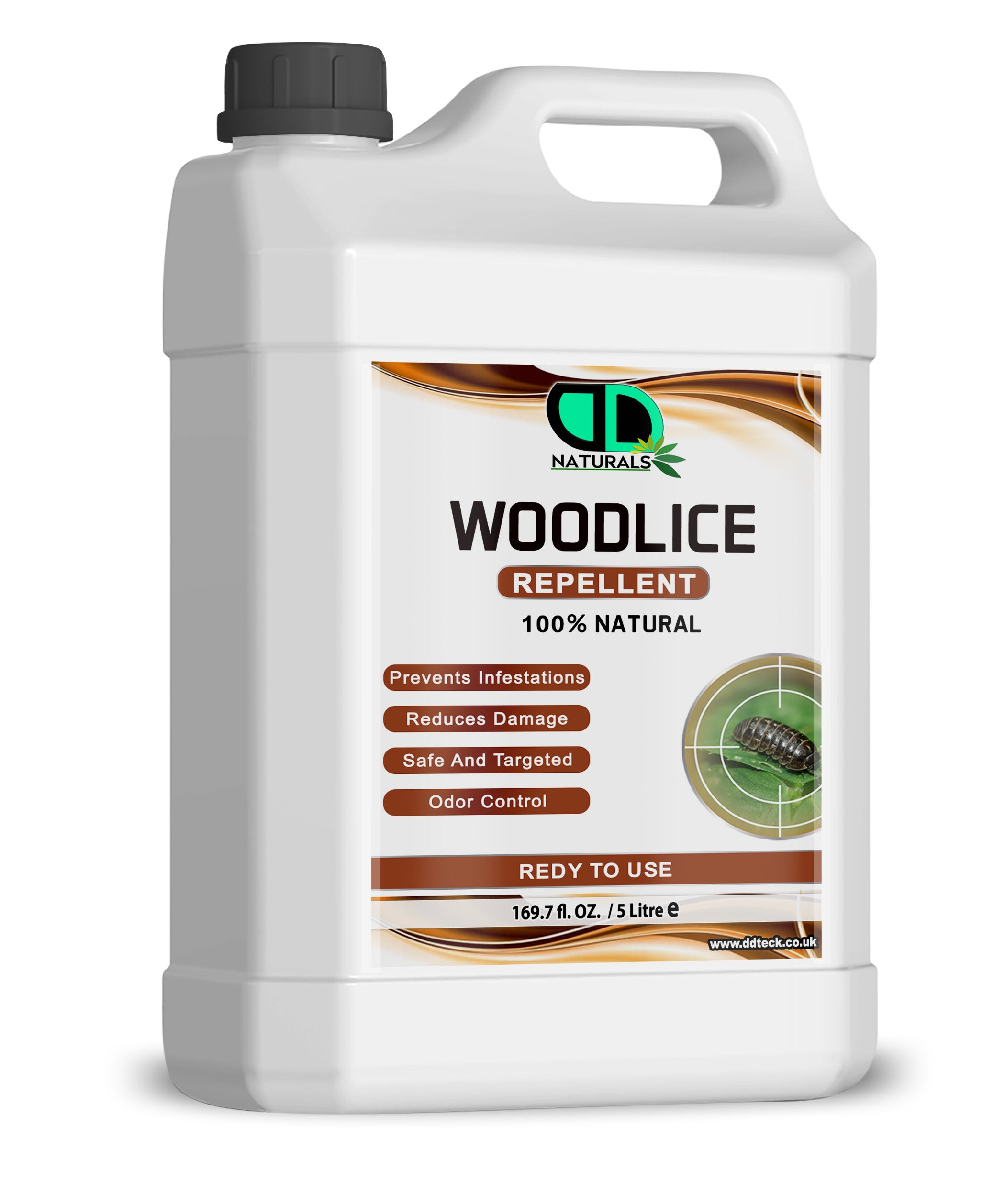 Woodlice Repellent | Natural, Non-Toxic Indoor & Outdoor Protection
