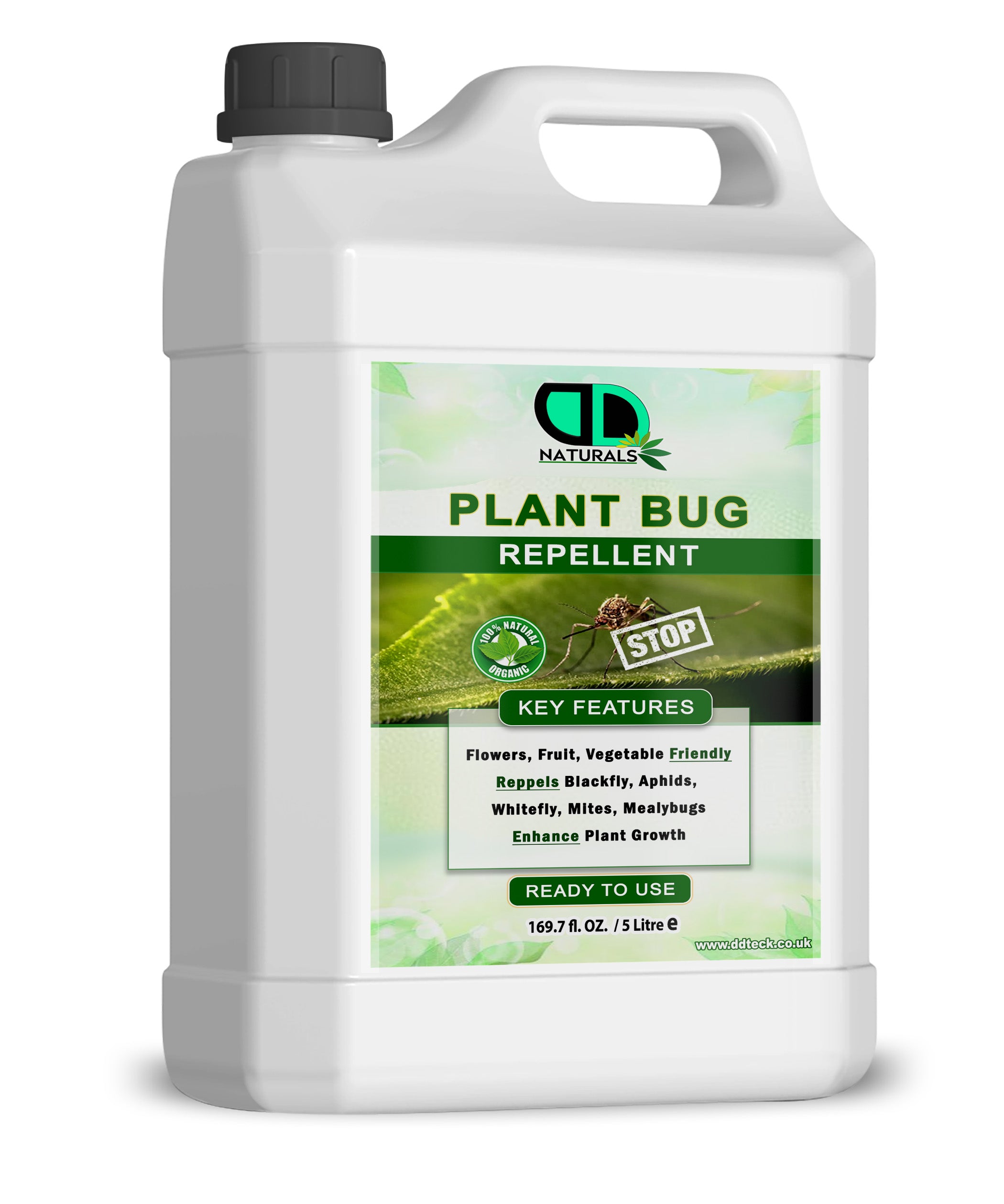 100% Organic Plant Bug Repellent – Ready to Use Garden Protection