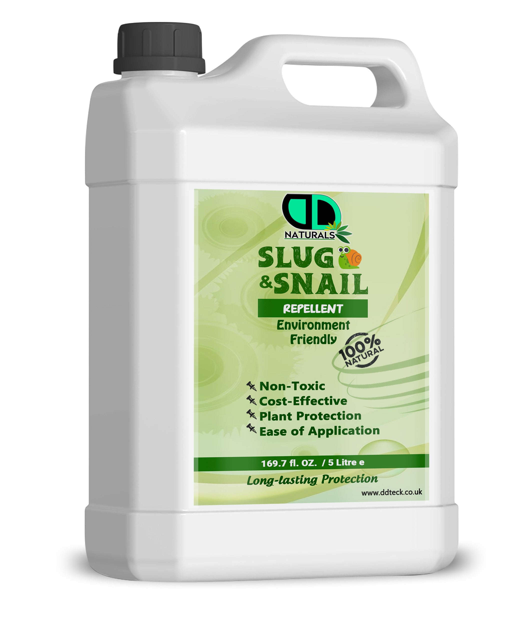 100% Natural Slug & Snail Repellent – Non-Toxic Plant Protection
