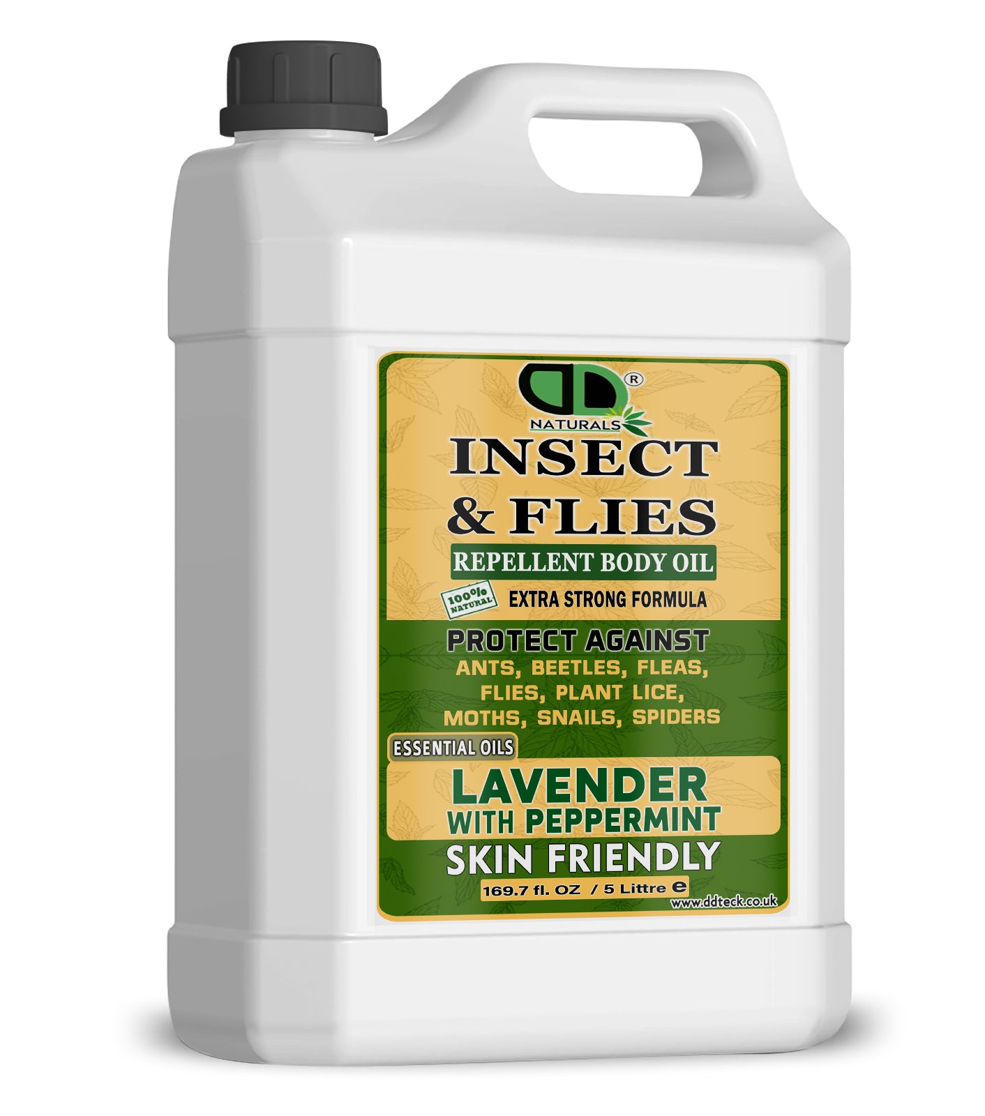 Natural Insect Repellent with Lavender & Peppermint Essential Oils | Chemical-Free Mosquito & Bug Protection
