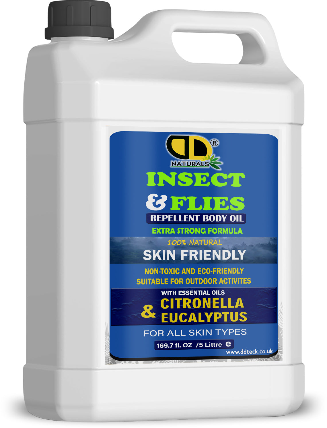 Insect Repellent with Citronella & Eucalyptus Essential Oil – Natural Mosquito & Insect Protection