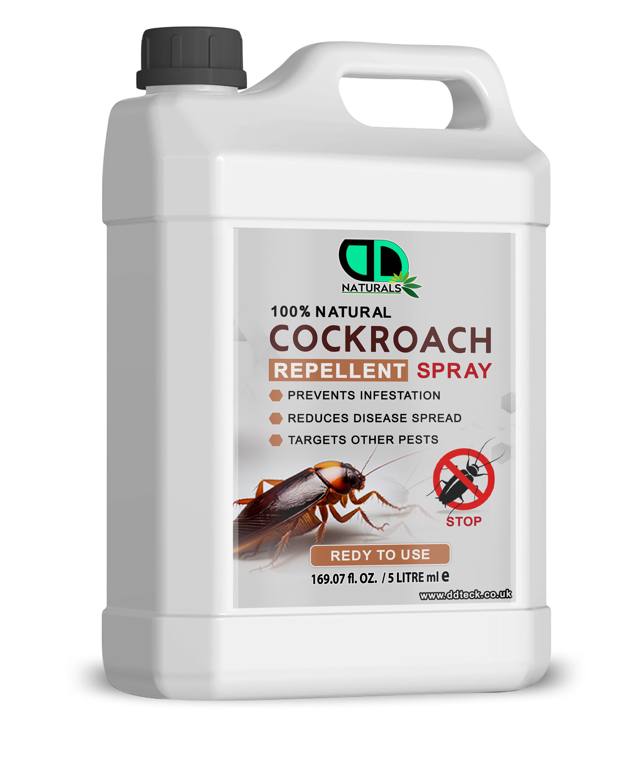 Cockroach Repellent – Natural Plant-Based Spray for Cockroaches & Crawling Insects (Home & Garden Use)