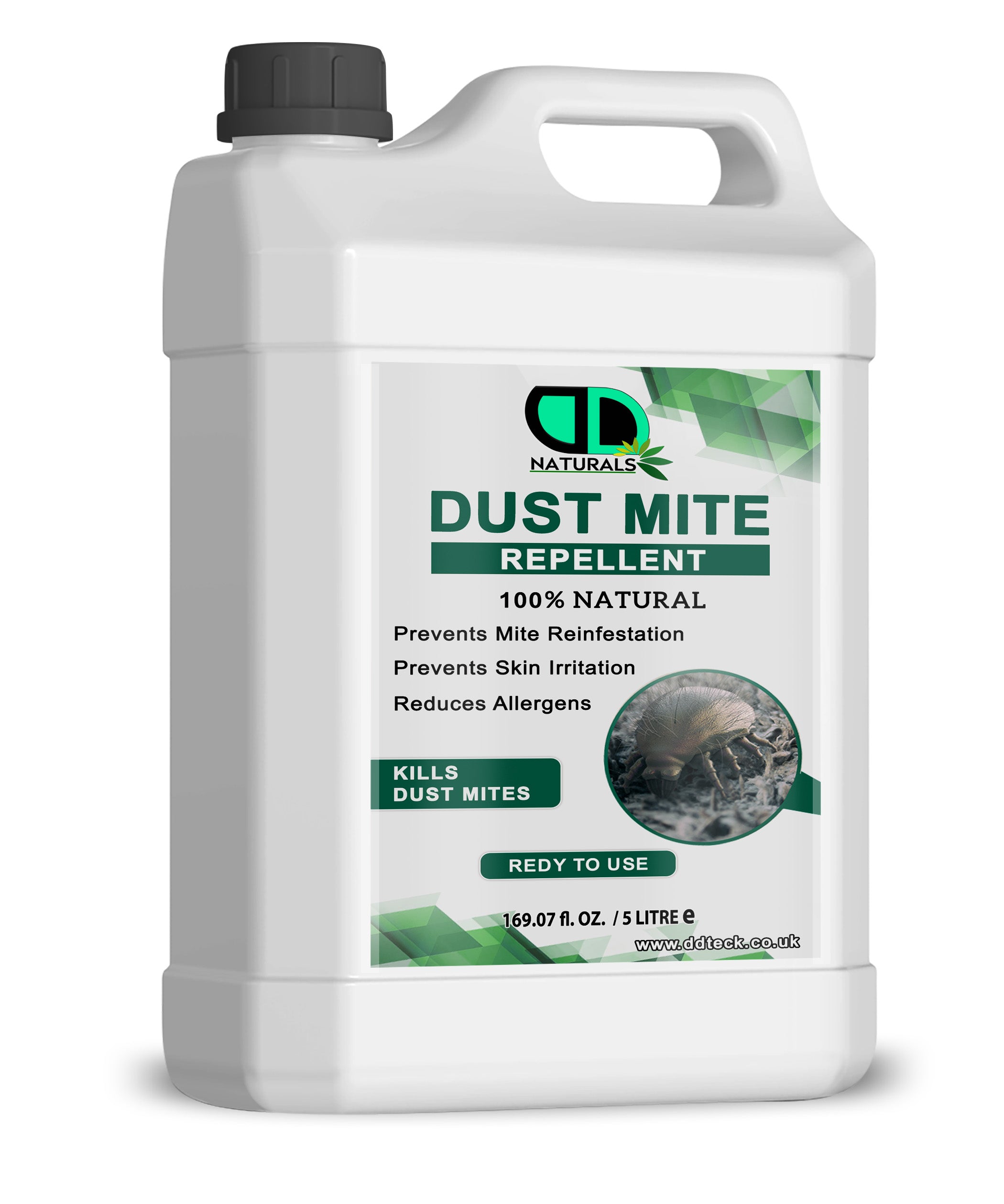100% Natural Dust Mite Repellent – Kills Mites & Reduces Allergens