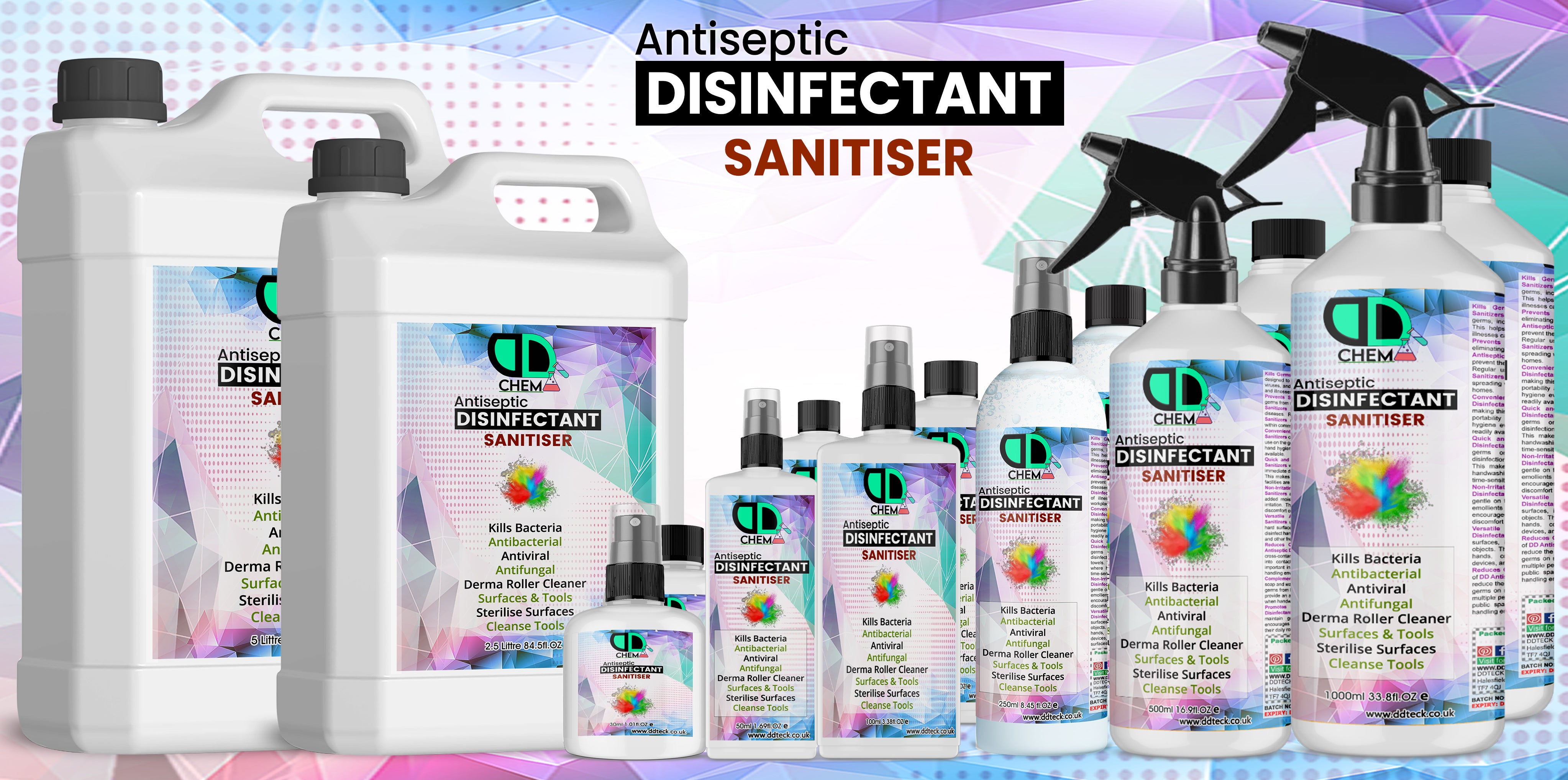 Antiseptic Disinfectant | Broad-Spectrum Germ Protection for Skin, Wounds & Surfaces