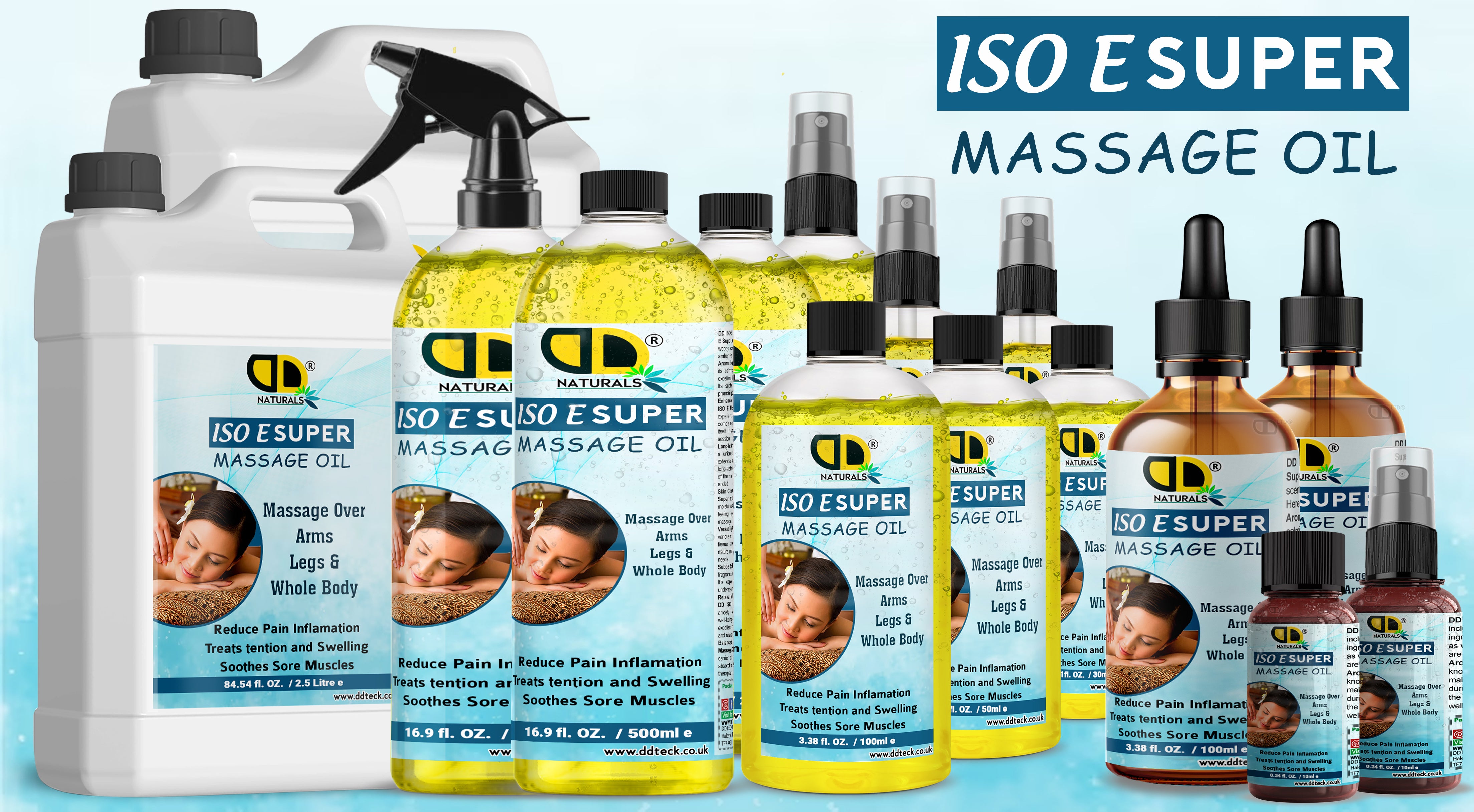 ISO E Super Massage Oil – Professional Muscle Recovery