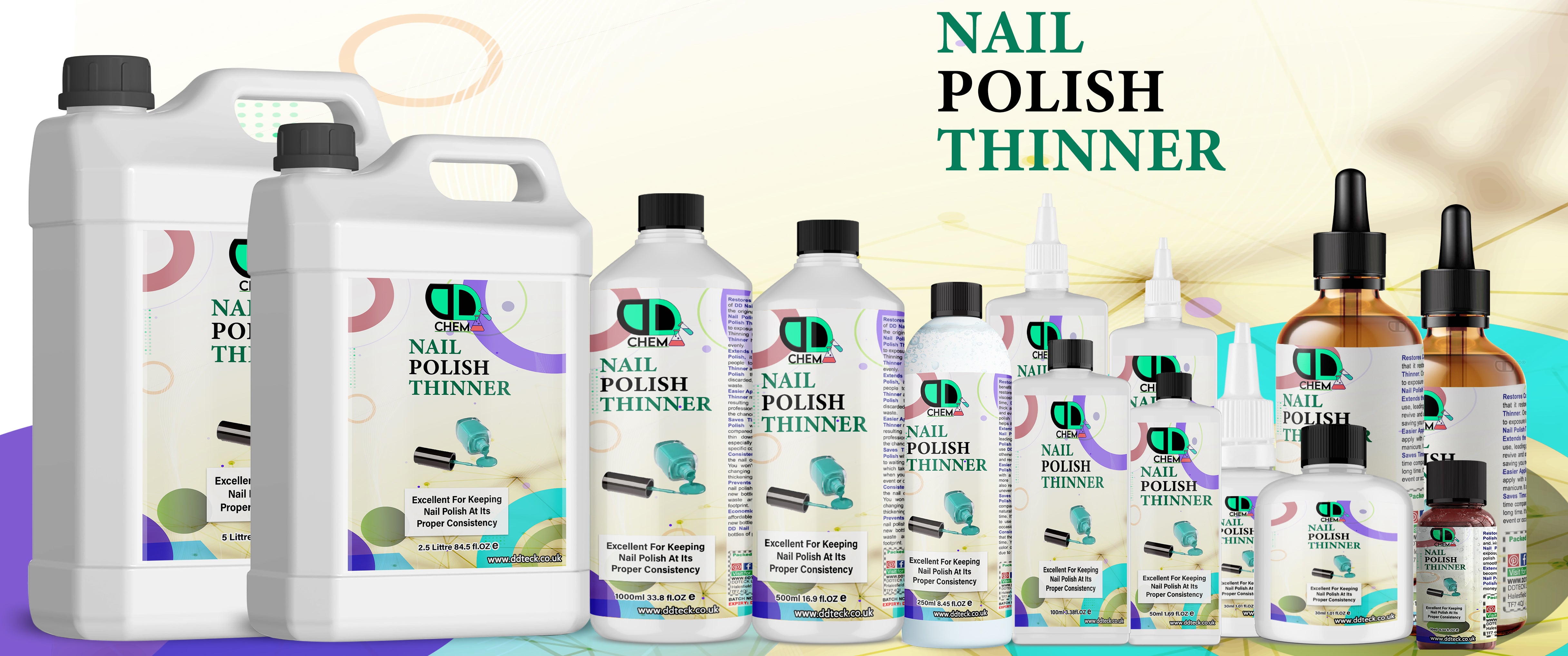 Nail Polish Thinner | Restores Thick & Dried Nail Polish | Smooth, Even Application