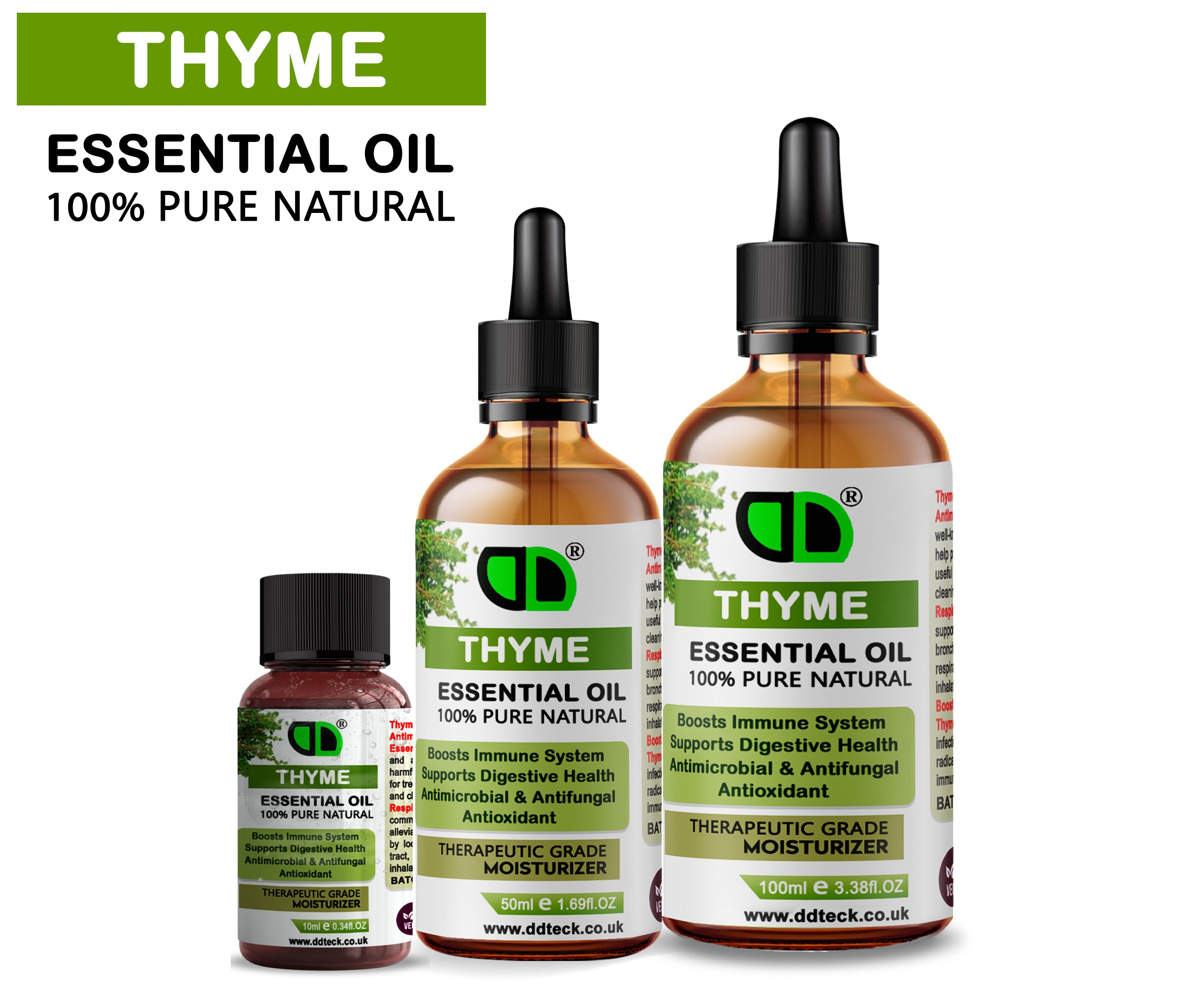 Thyme Essential Oil | Immune & Digestive System Support