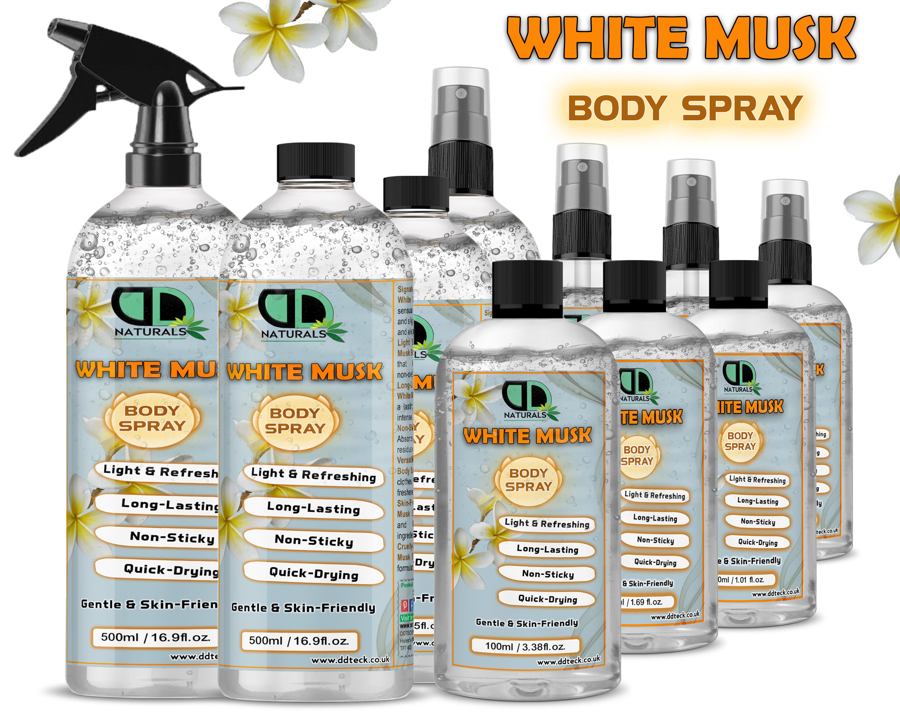 White Musk Body Spray – Light & Refreshing Long-Lasting Fragrance