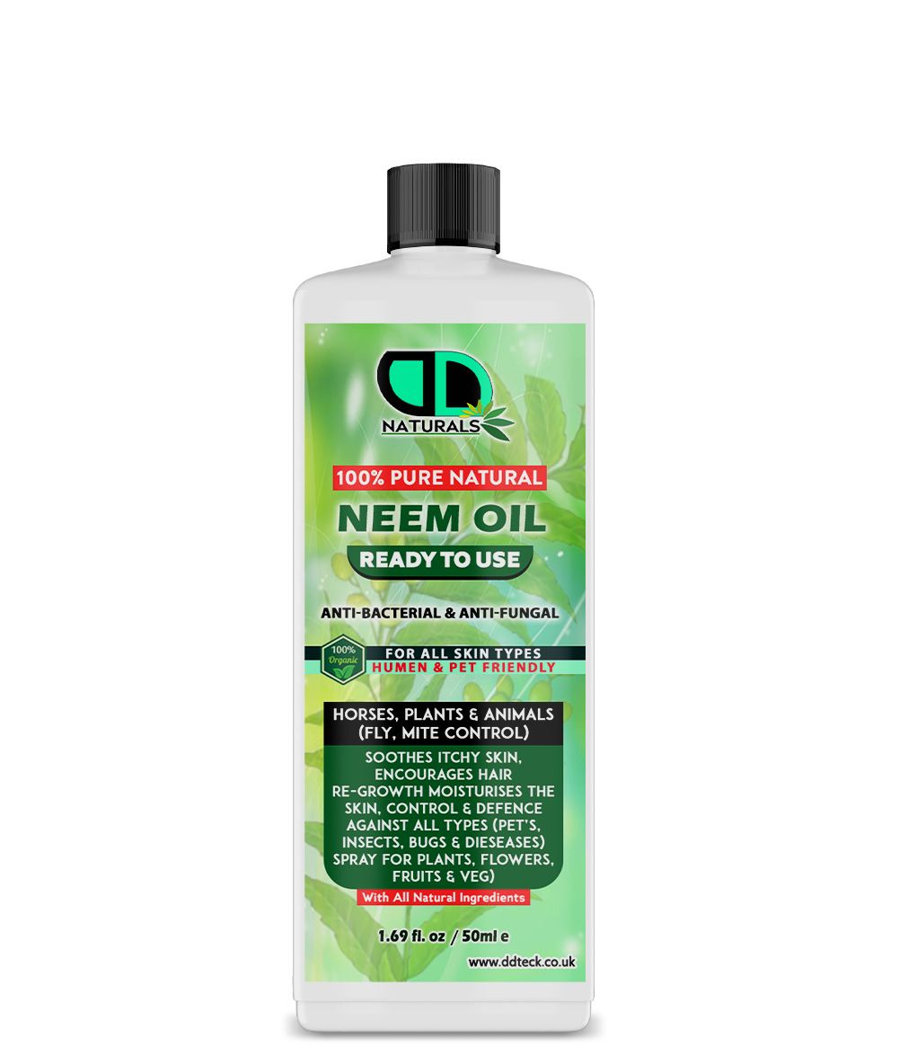 Neem Oil Spray (Ready to Use) | 100% Organic, Non-Toxic Protection for Plants, Pets, Skin & Hair